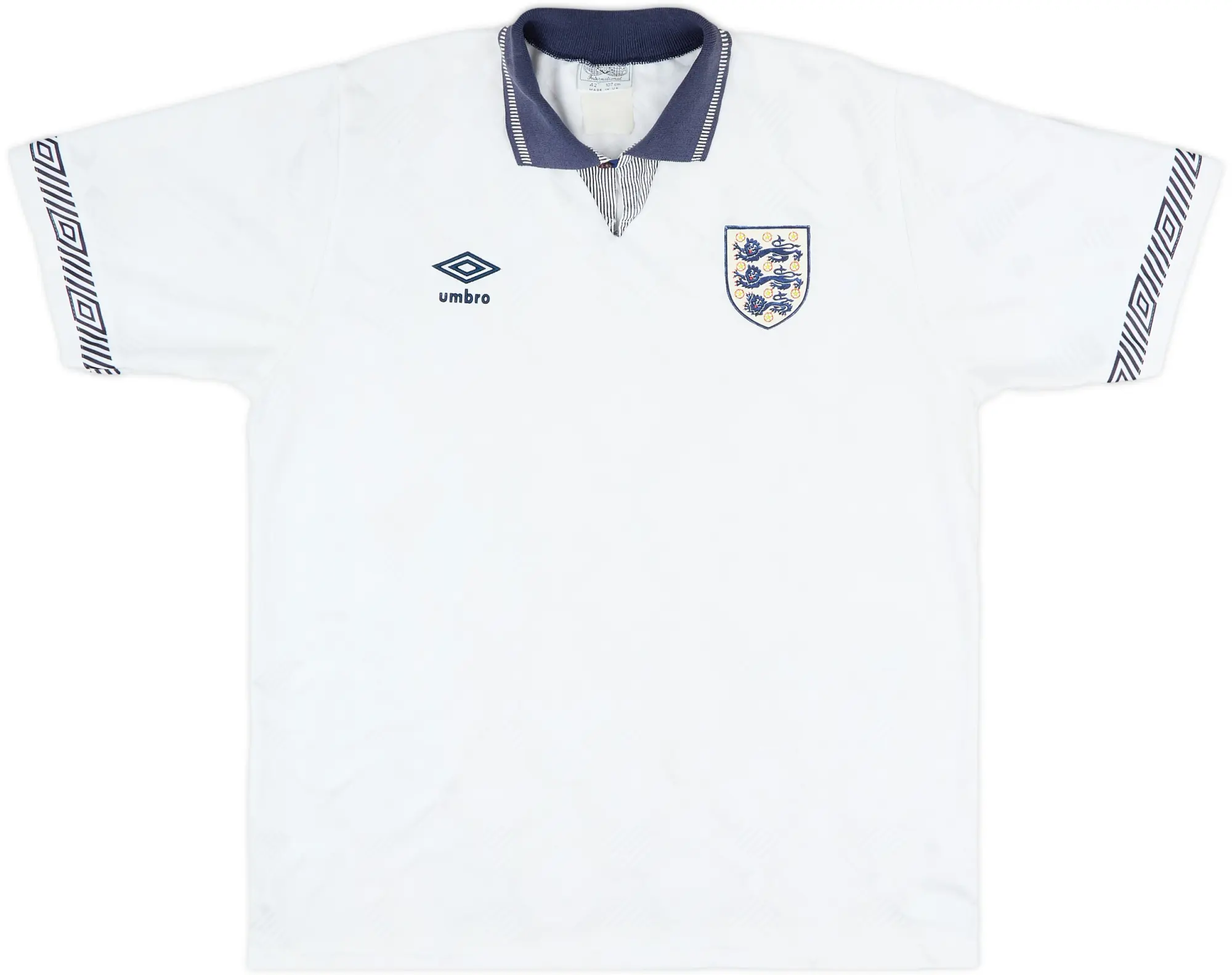 1990-92 England Home Shirt - 10/10 - (L)