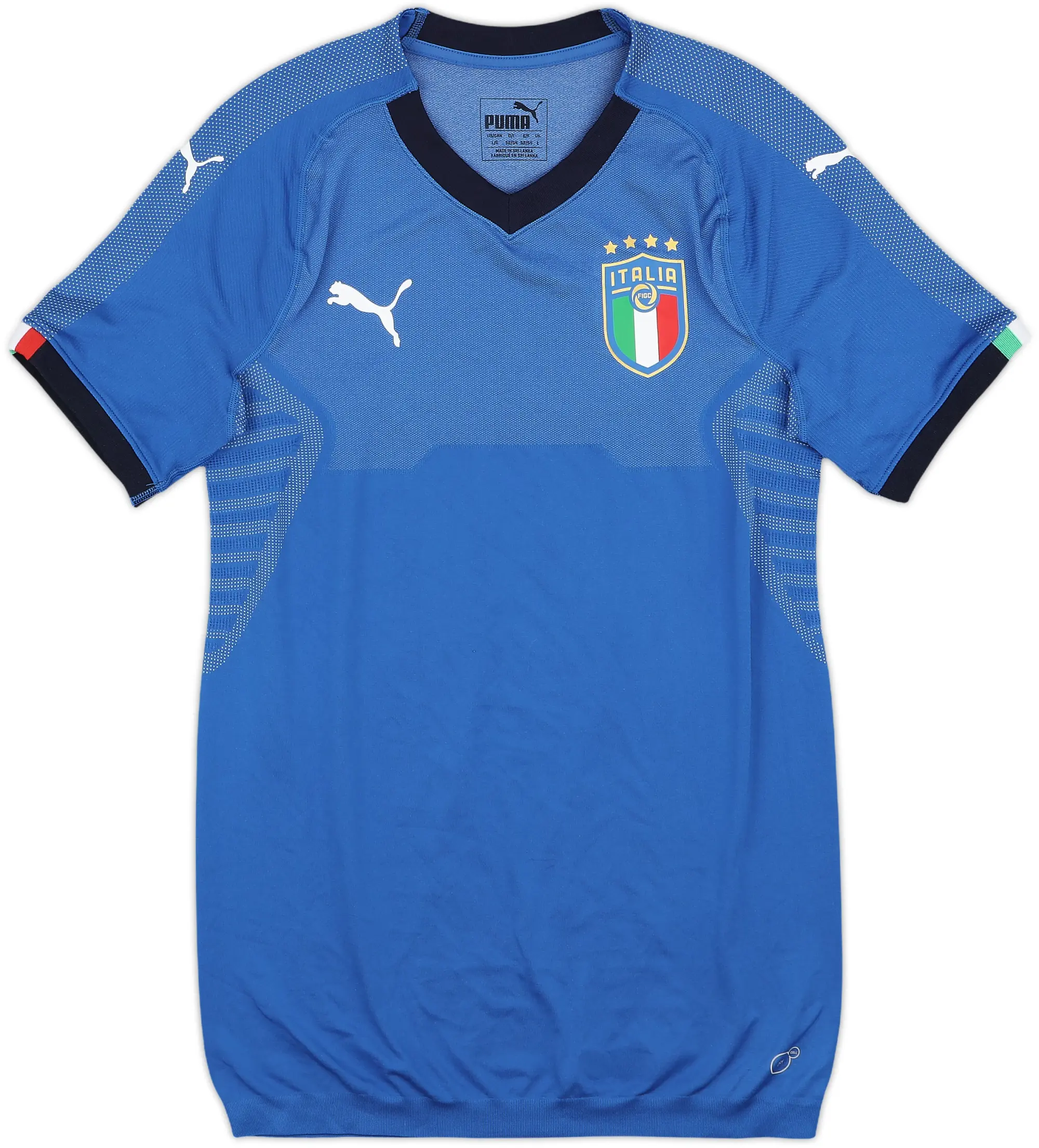 2018-19 Italy Authentic Home Shirt - 10/10 - (L)