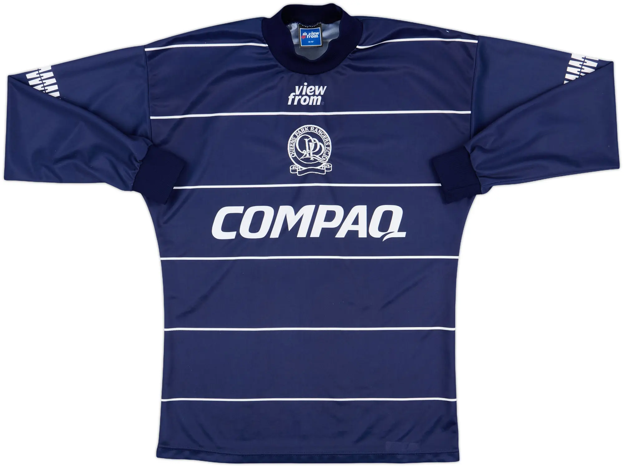 1995-96 QPR Away L/S Shirt - 10/10 - (M)