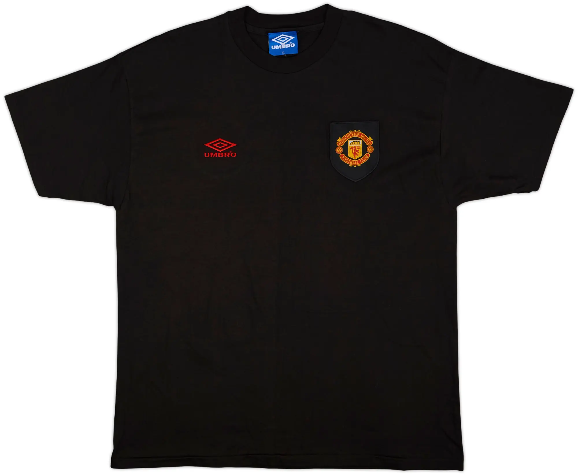 1996-98 Manchester United Umbro Cotton Tee - 9/10 - (XL)