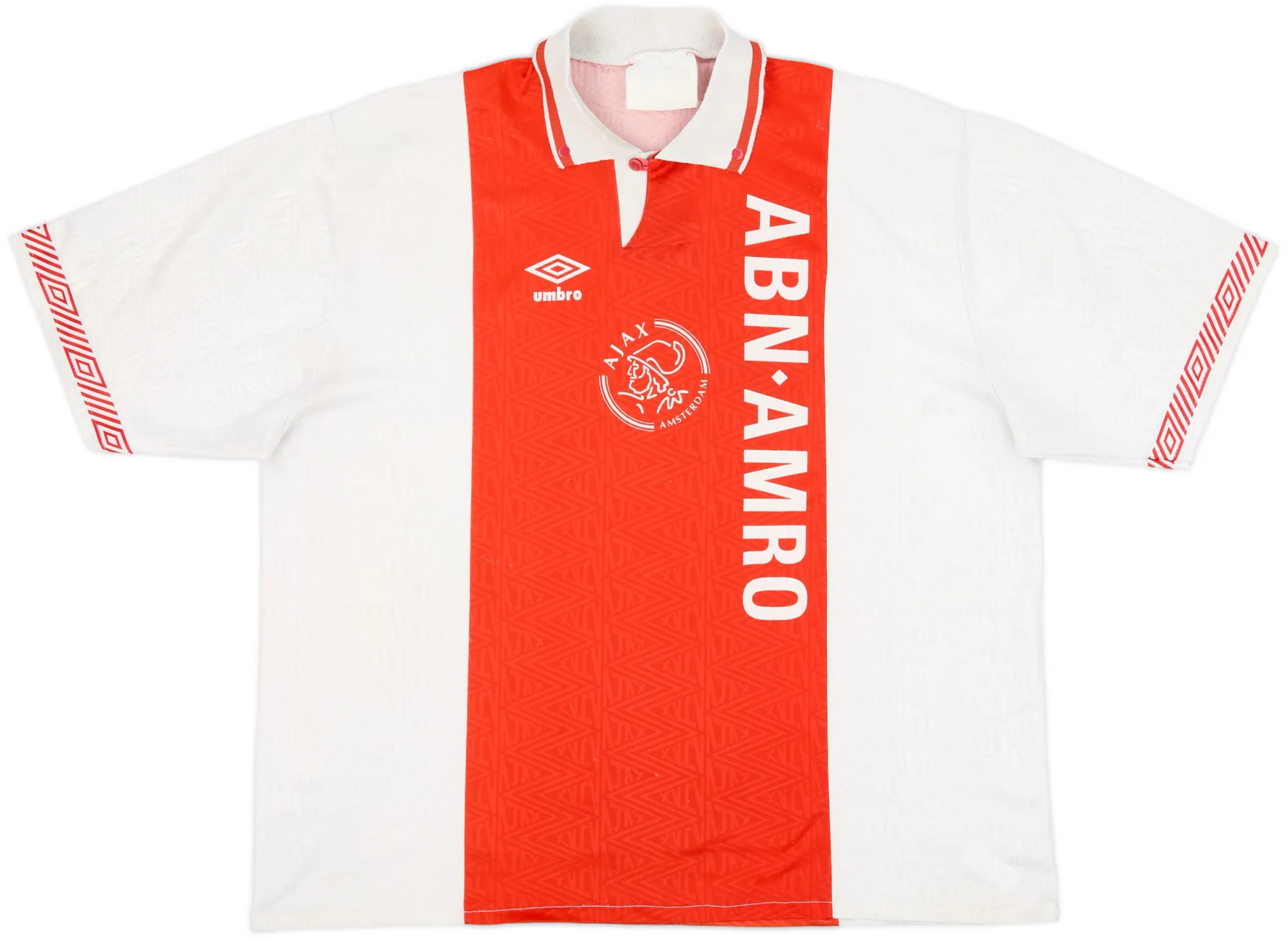 Umbro Ajax Mens SS Home Shirt 1991/93