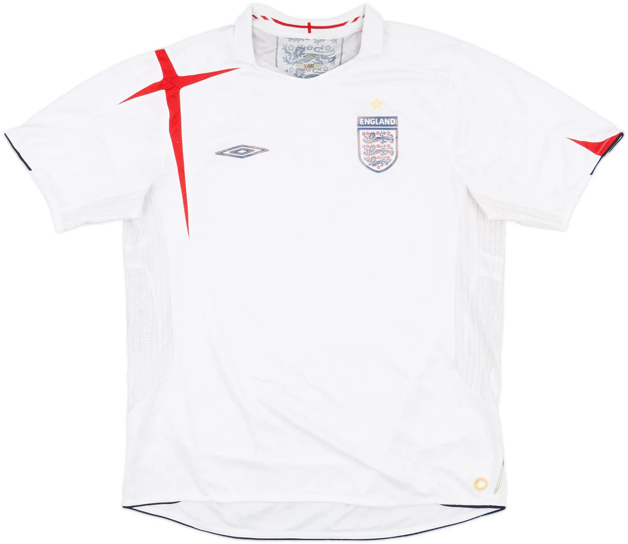2005-07 England Home Shirt - 4/10 - (L)