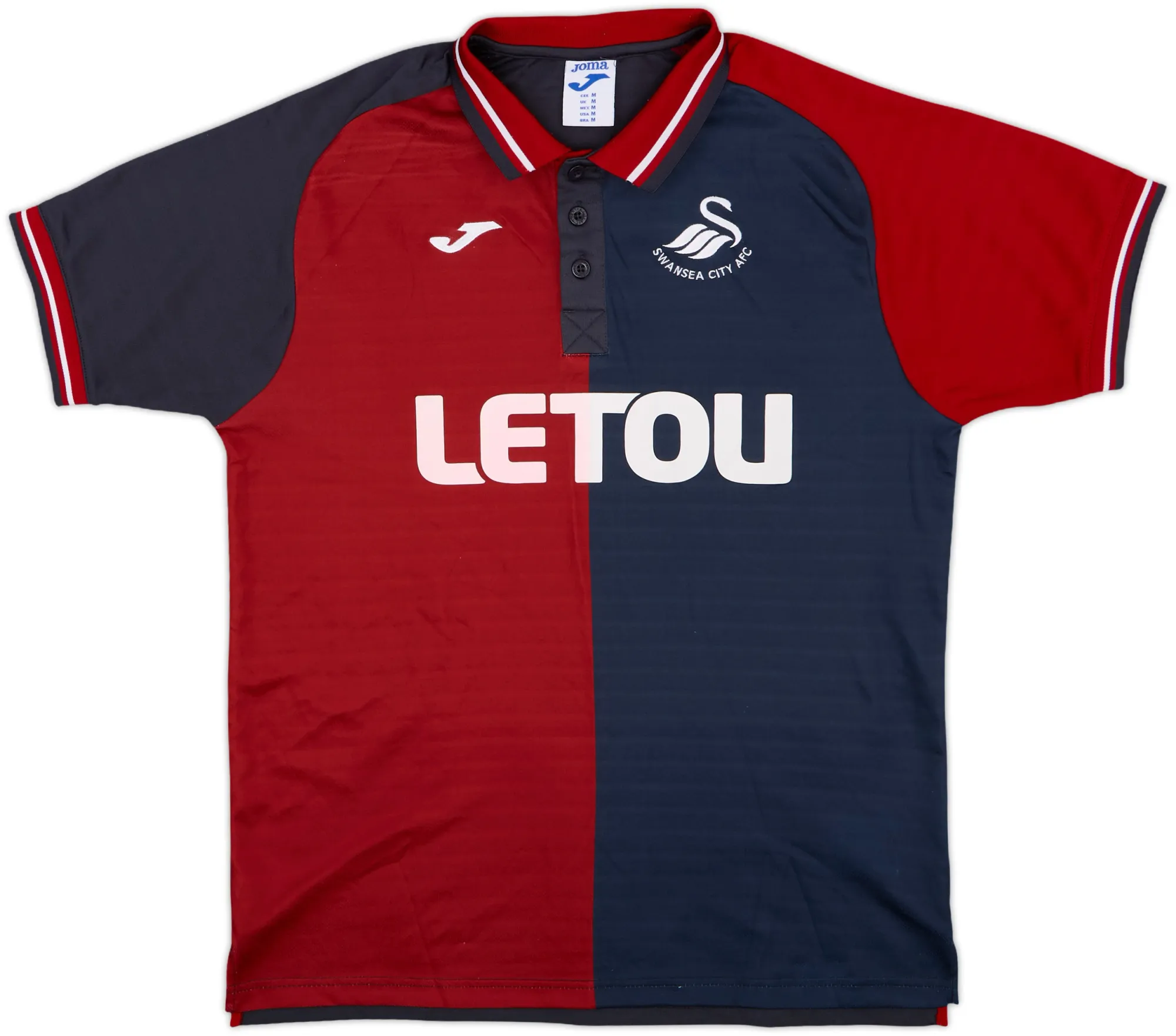 Joma Swansea City Mens SS Home Shirt 2017/18