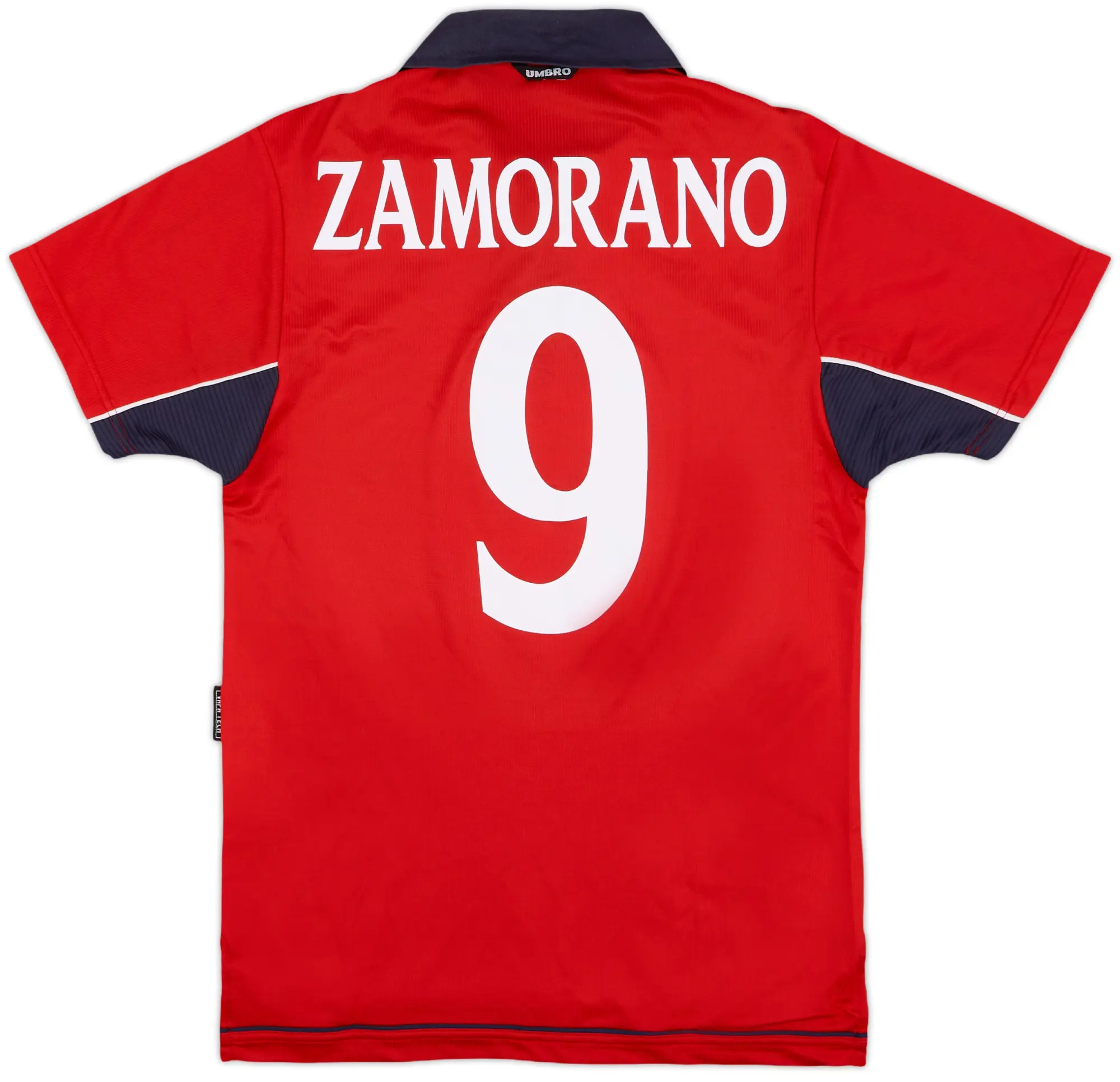 2000-01 Chile Home Shirt Zamorano #9 - 10/10 - (S)