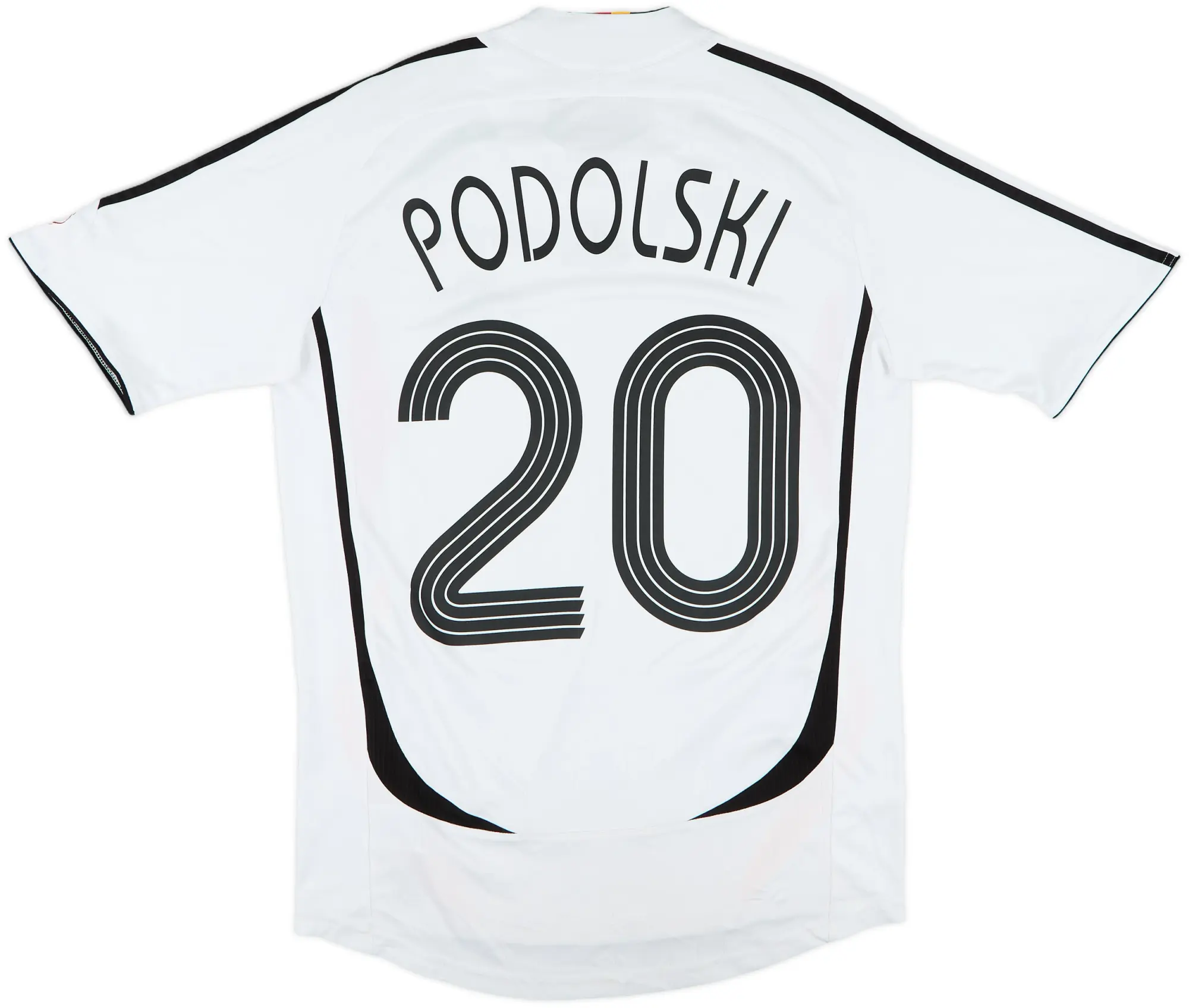 2005-07 Germany Home Shirt Podolski #20 - 6/10 - (S)