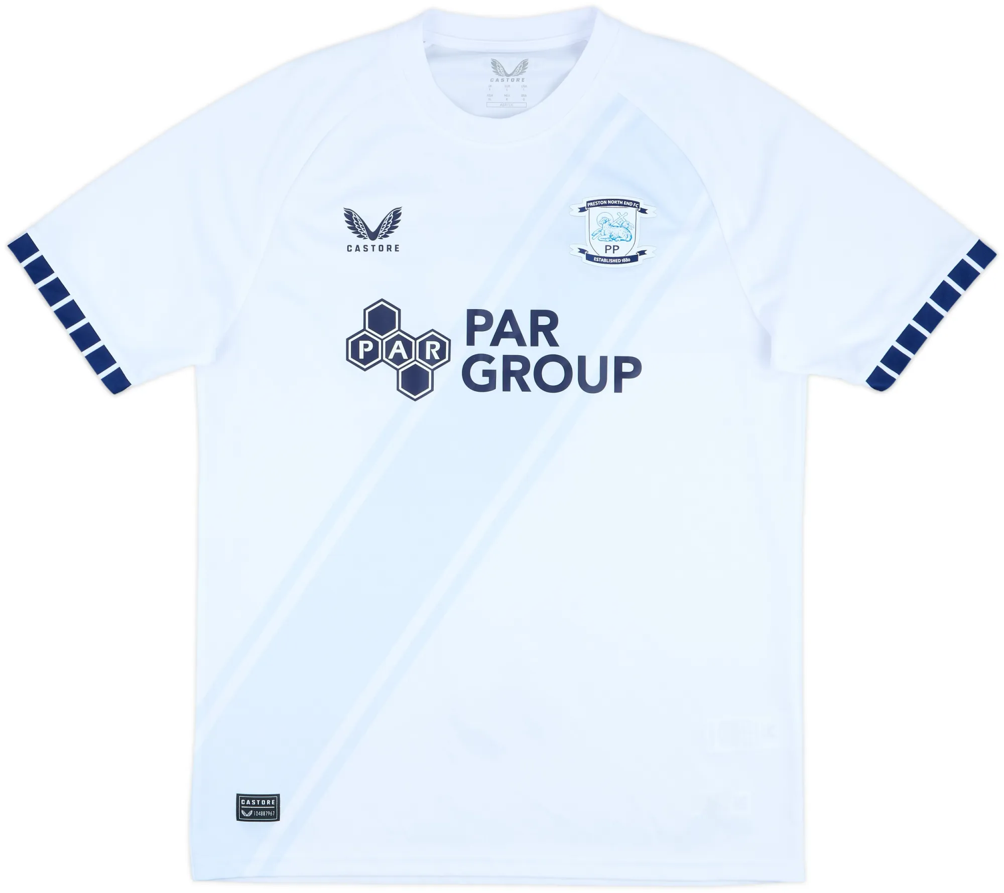 Castore Preston North End Mens SS Player Issue Home Shirt 2024/25