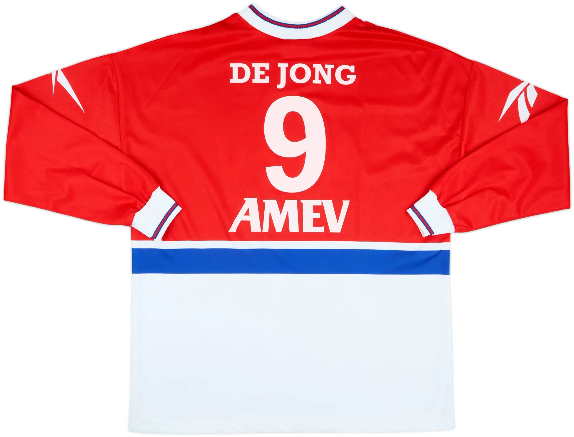 Reebok FC Utrecht Mens LS Player Issue Home Shirt 1997/98