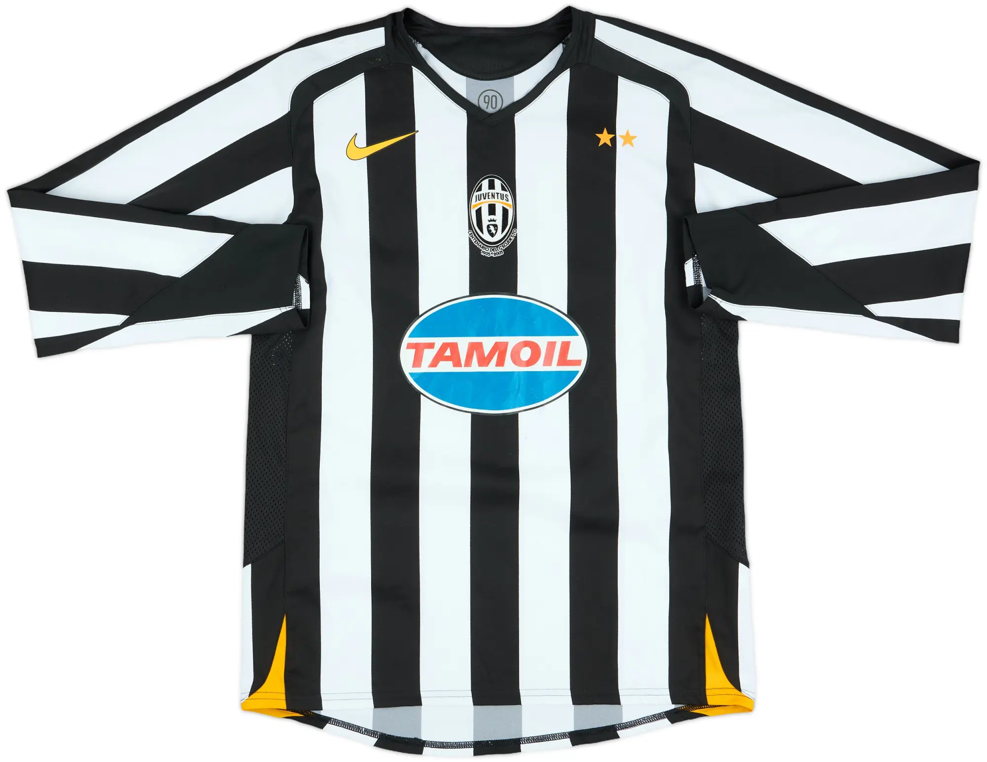2005-06 Juventus Match Issue Home L/S Shirt #14