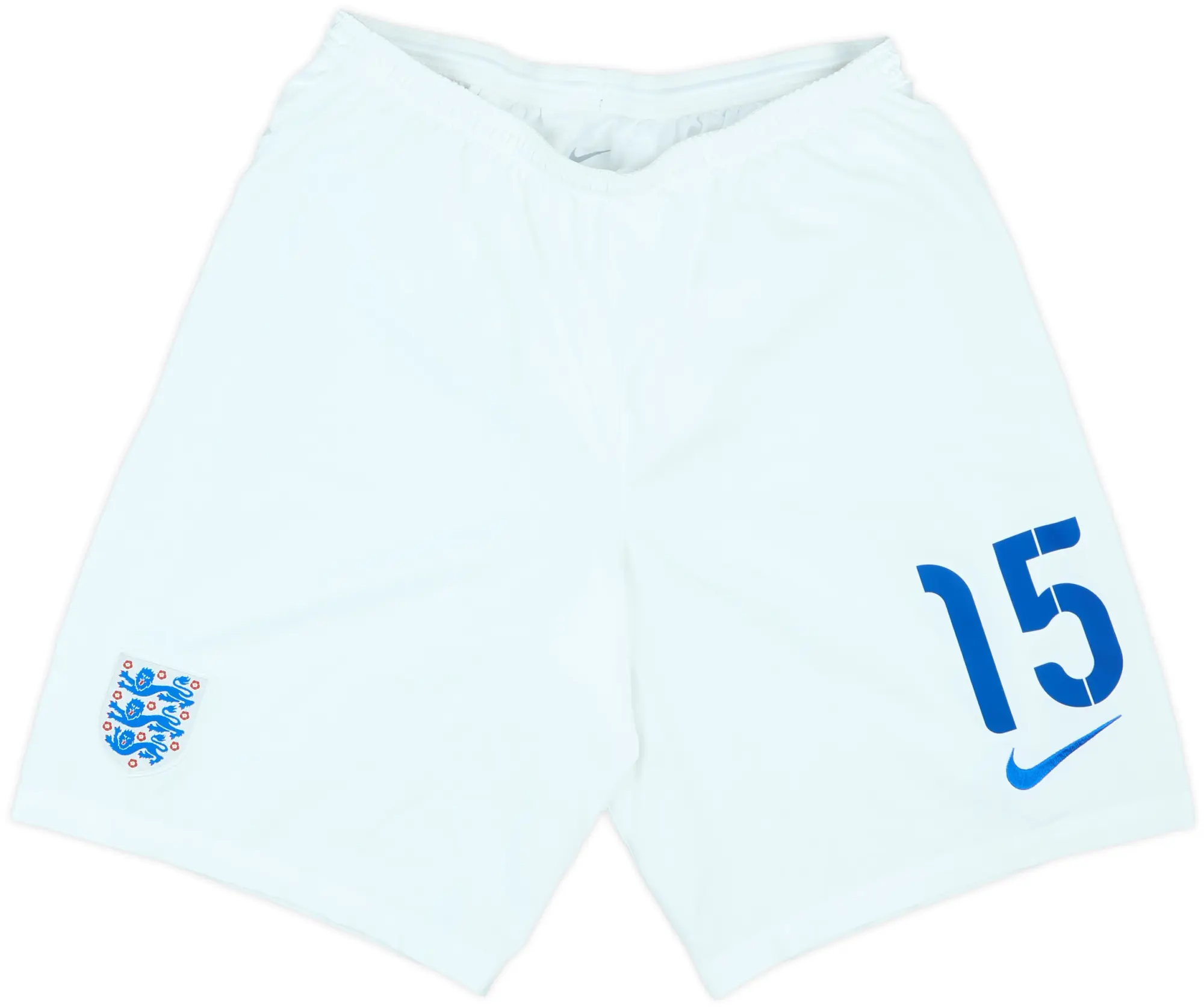 2014-15 England Player Issue Home Shorts #15 - 8/10 - (L)