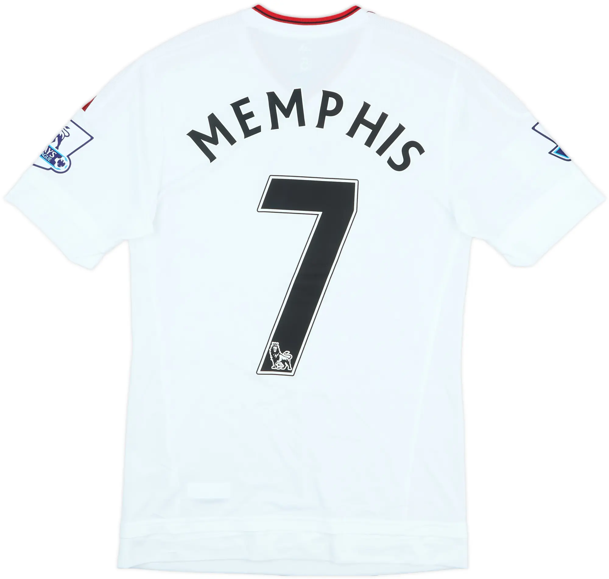 2015-16 Manchester United Match Issue Home Shirt Memphis #7