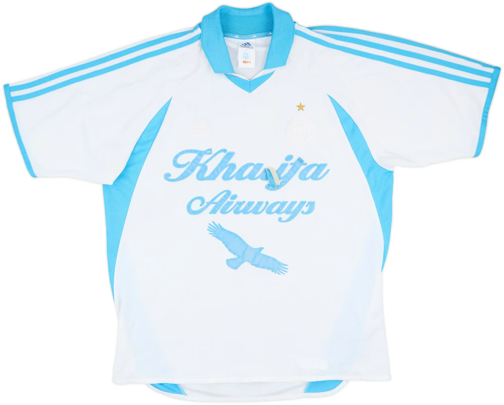 2001-02 Olympique Marseille Home Shirt - 4/10 - (L)