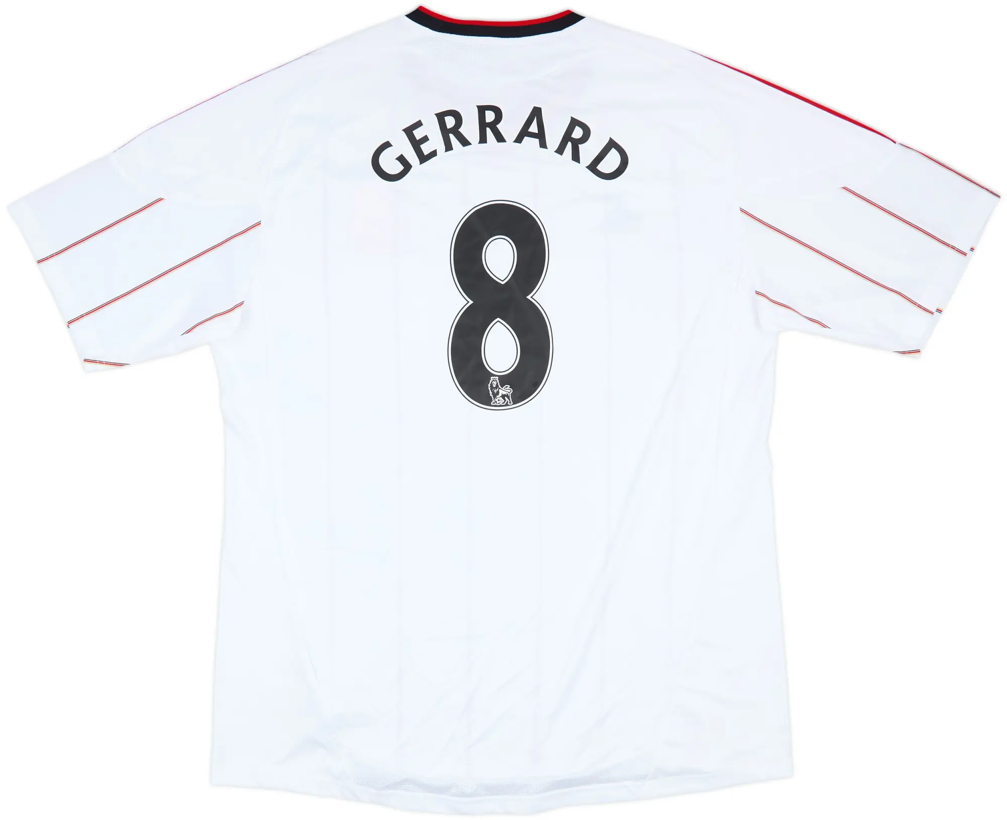2010-11 Liverpool Away Shirt Gerrard #8 - 9/10 - (XXL)