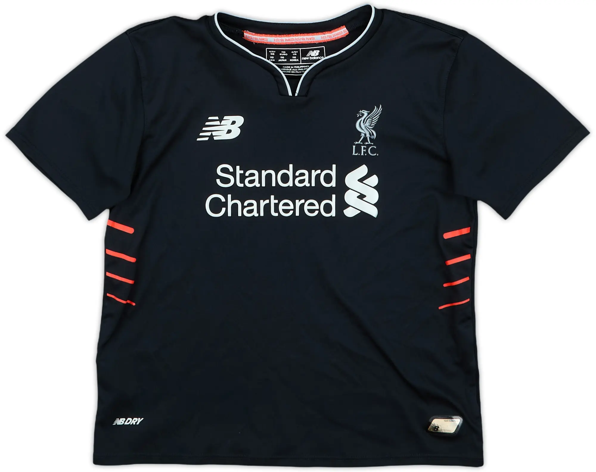 2016-17 Liverpool Away Shirt - 10/10 - (4-5 Years)