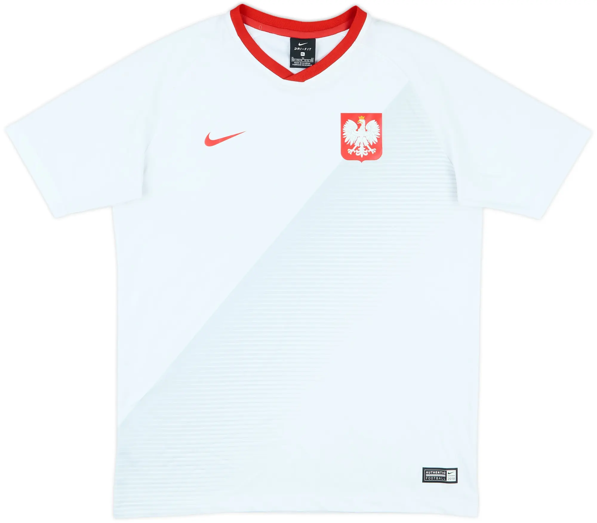 Nike Poland Boys SS Home Shirt 2018