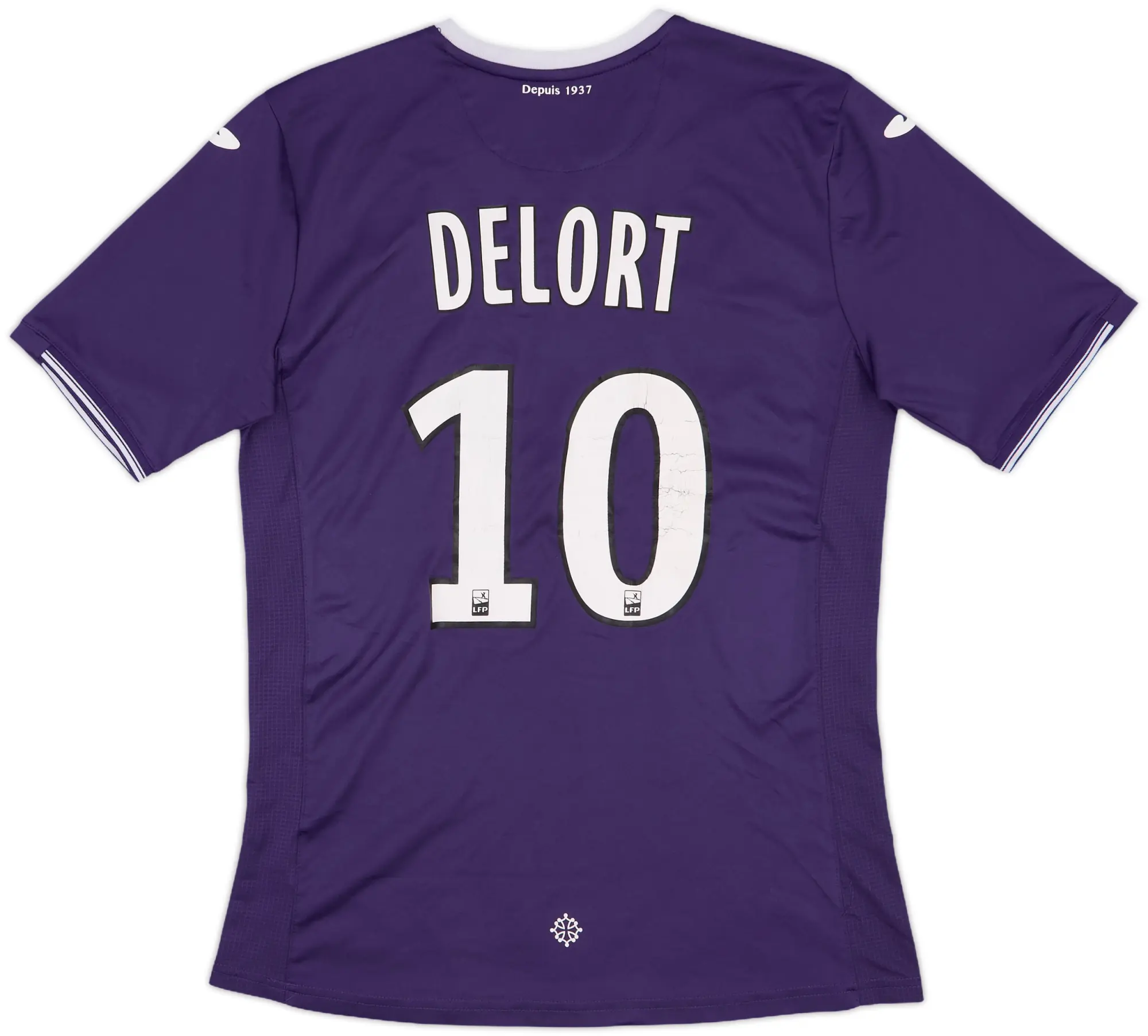 2017-18 Toulouse Home Shirt Delort #10 - 7/10 - (M)