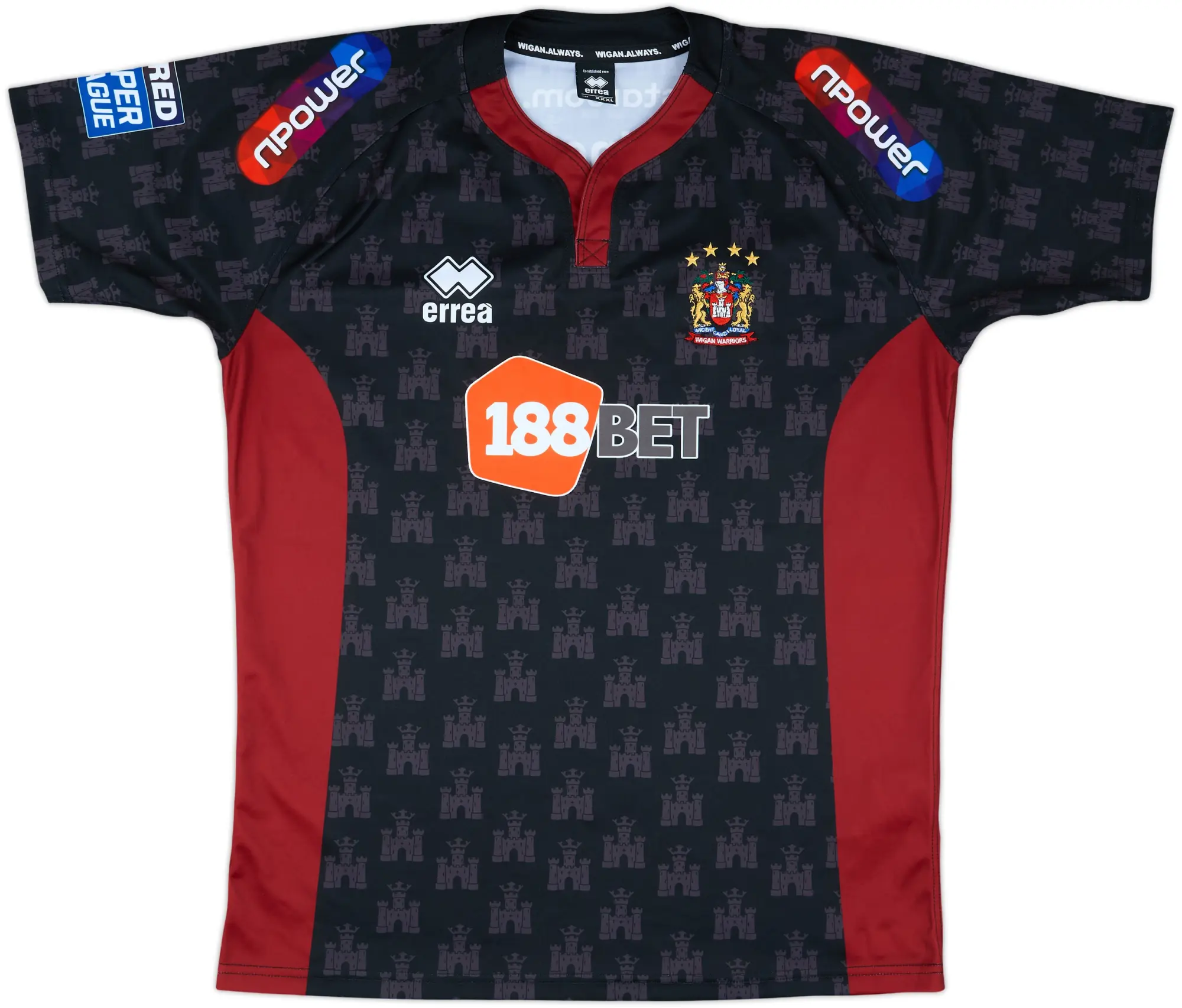 2018-19 Wigan Warriors Away Shirt - 9/10 - (3XL)