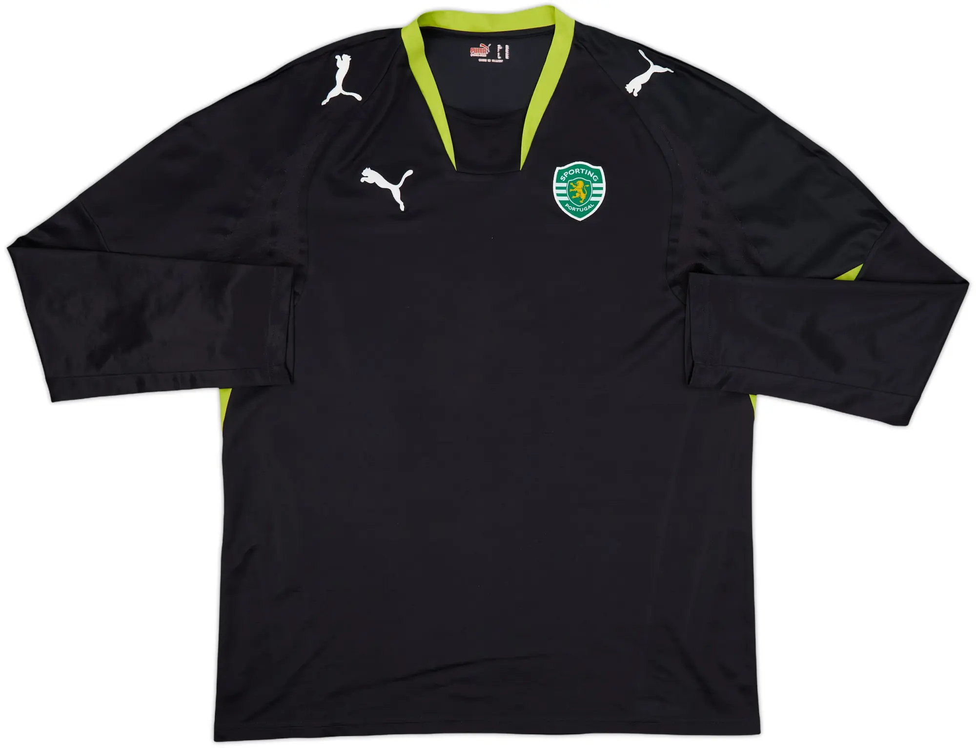 2007-08 Sporting CP Away L/S Shirt - 8/10 - (XL)