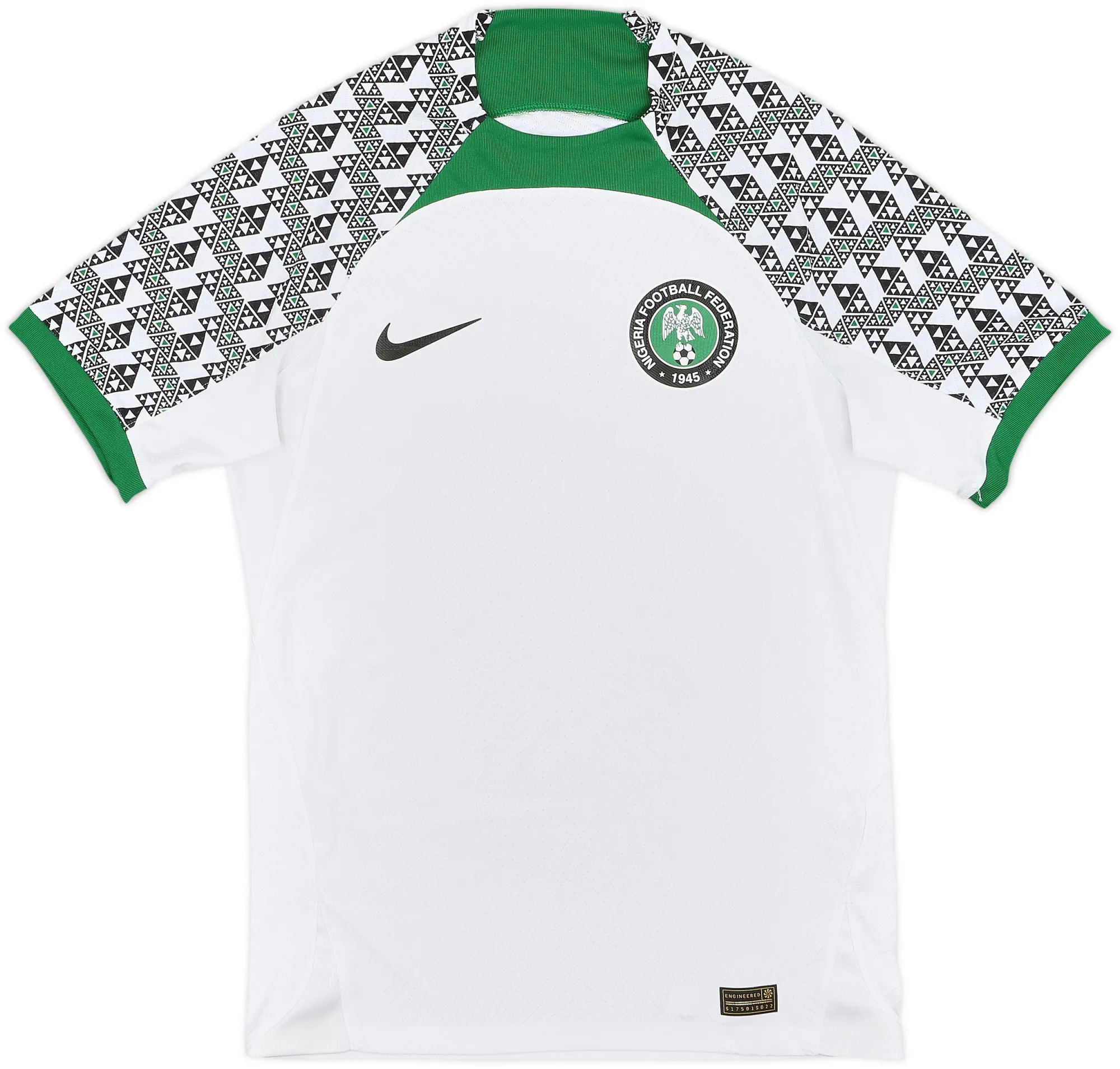 Nike Nigeria Mens SS Player Issue Away Shirt 2022