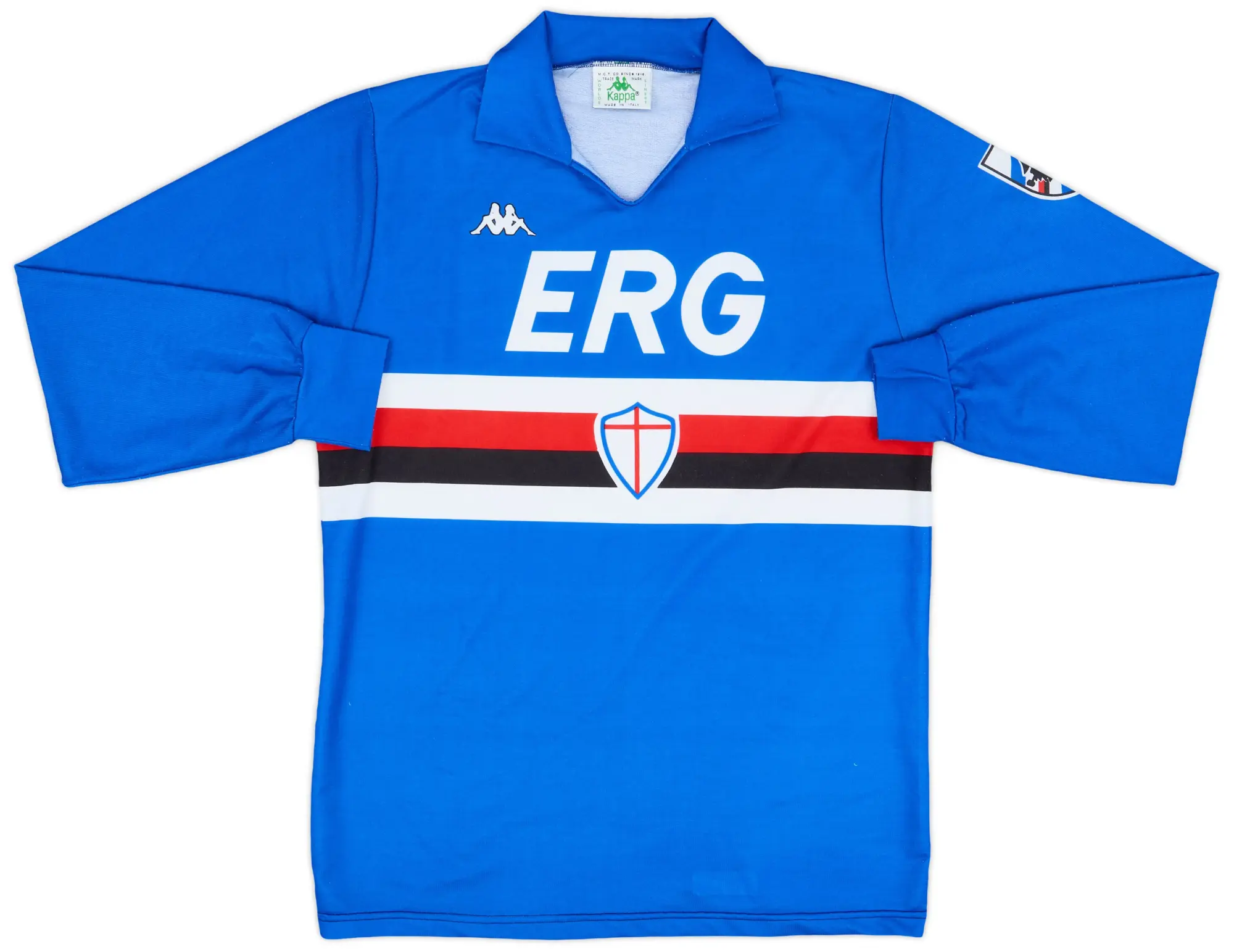 1988-90 Sampdoria Home L/S Shirt - 8/10 - (L)