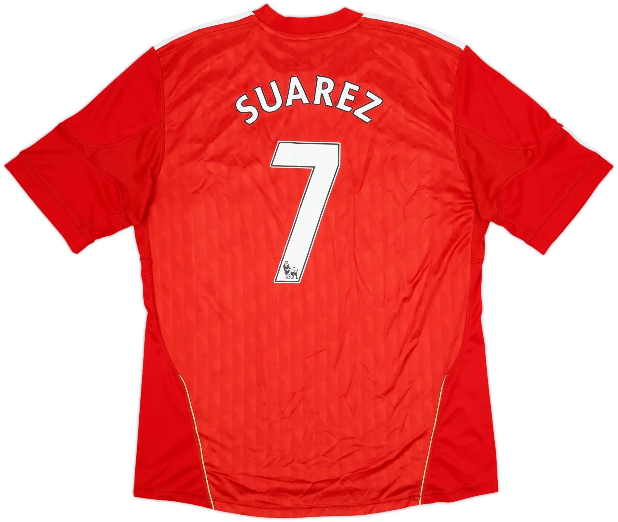 2010-12 Liverpool Home Shirt Suarez #7 - 8/10 - (XL)