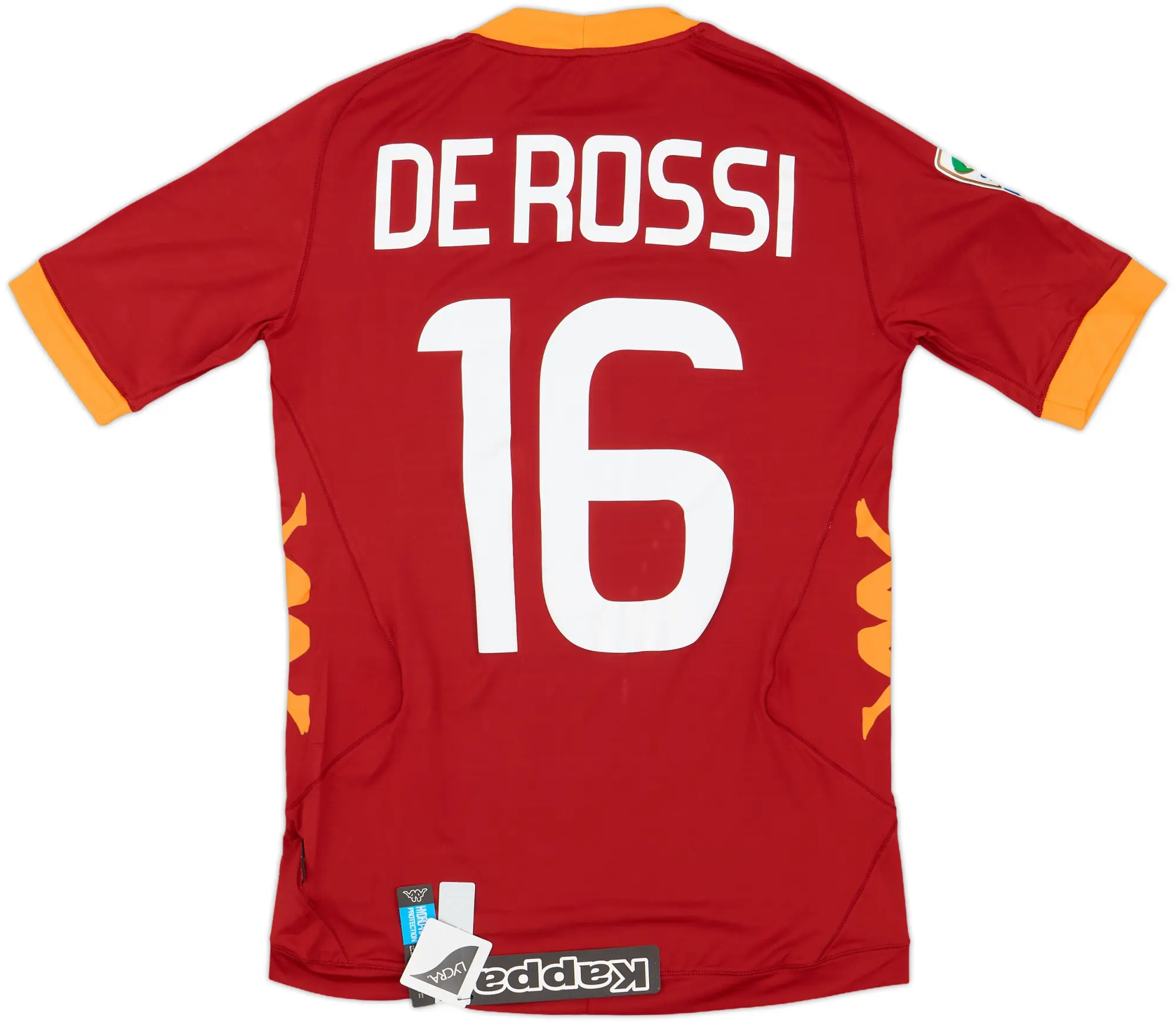 2011-12 Roma Home Shirt De Rossi #16 (S)
