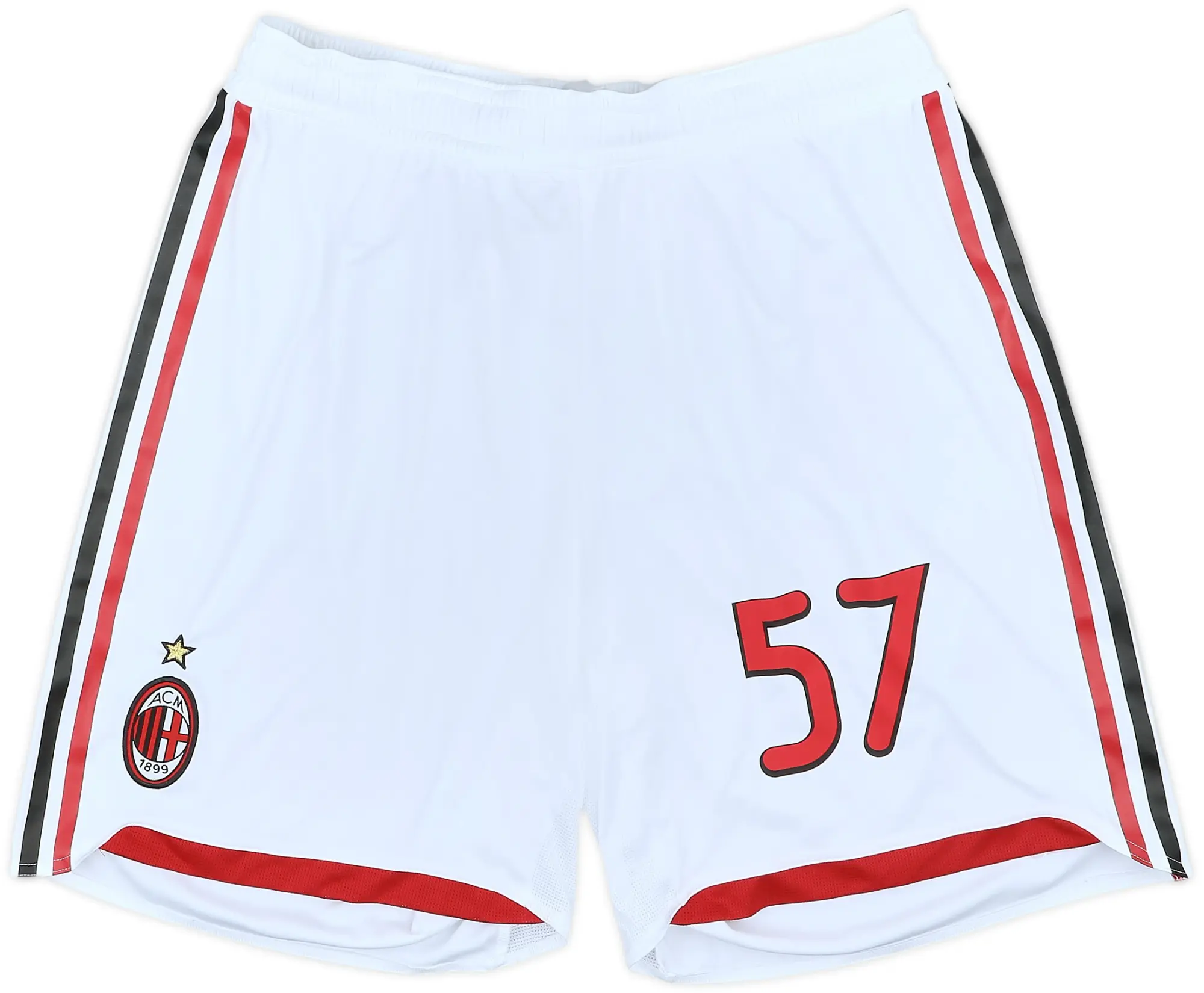 2009-10 AC Milan Player Issue Home Shorts #57 - 10/10 - (XXL)