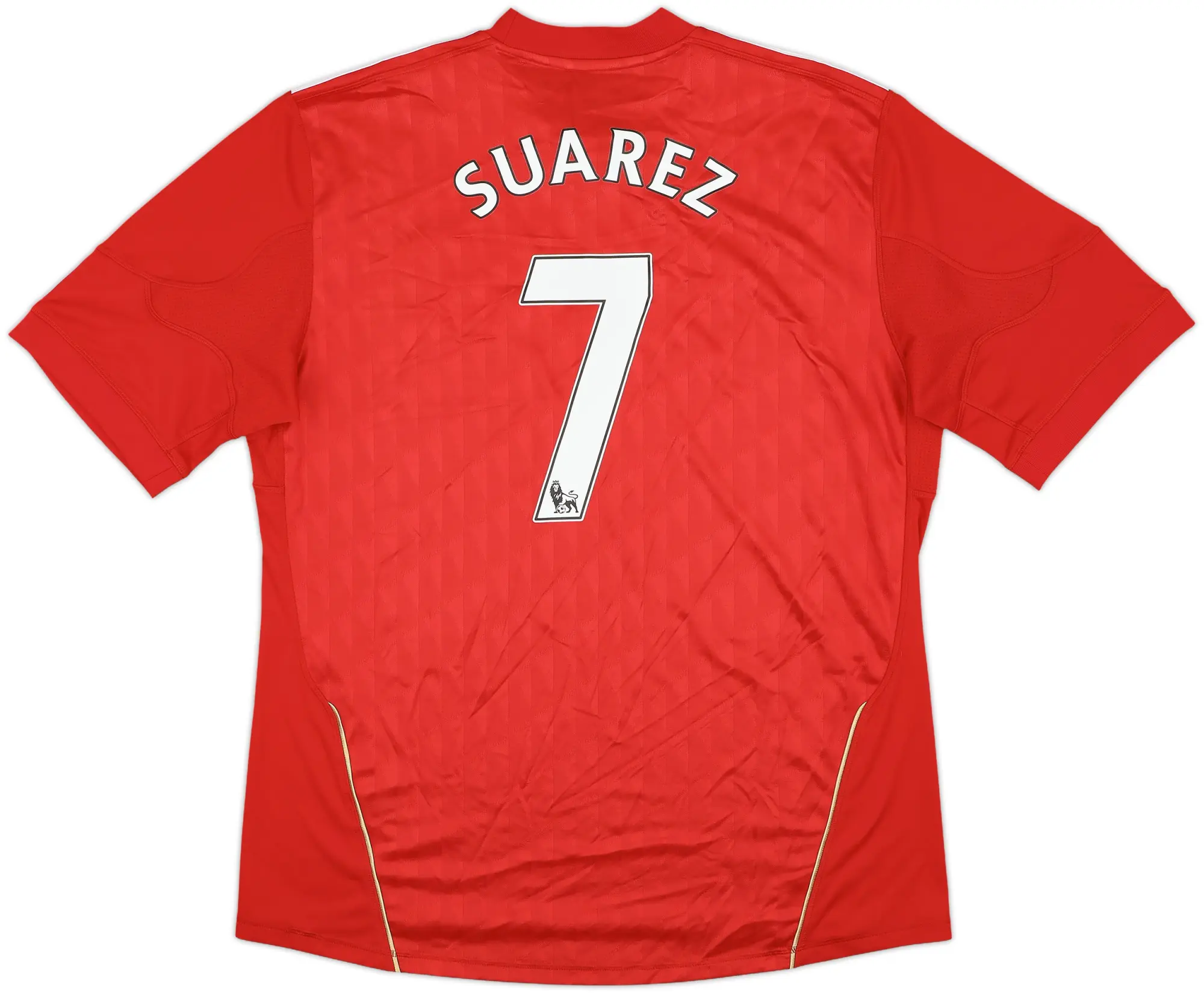 2010-12 Liverpool Home Shirt Suarez #7 - 5/10 - (XL)