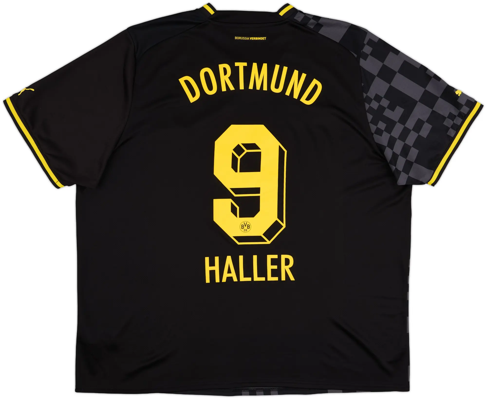 2022-23 Borussia Dortmund Away Shirt Haller #9 - 9/10 - (3XL)