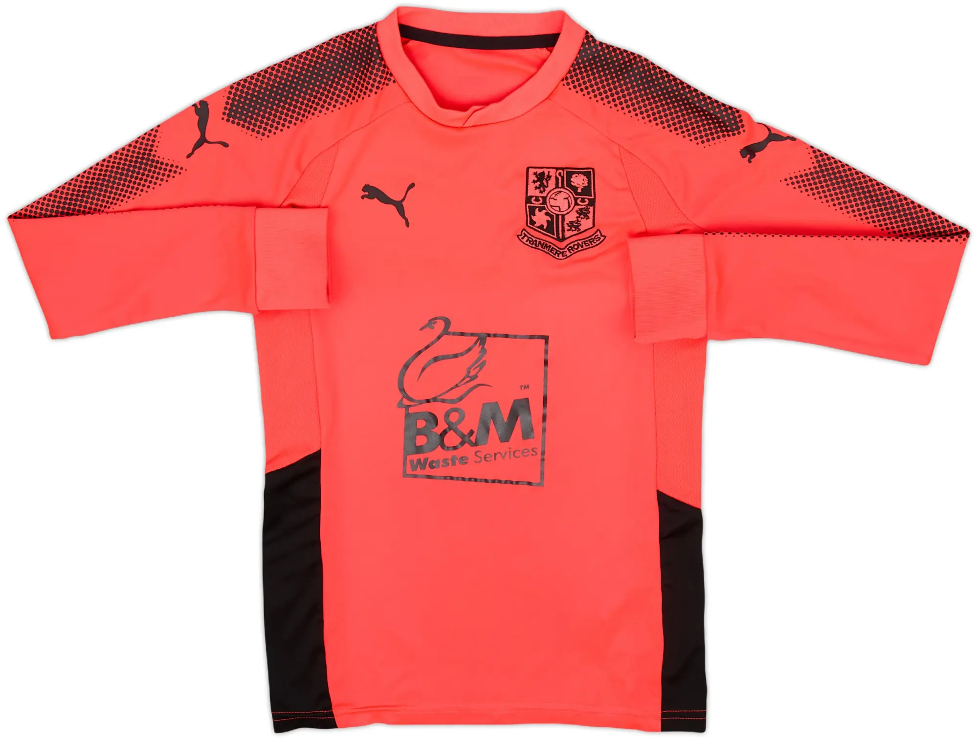 2017-18 Tranmere Rovers GK Shirt - 8/10 - (S.Boys)