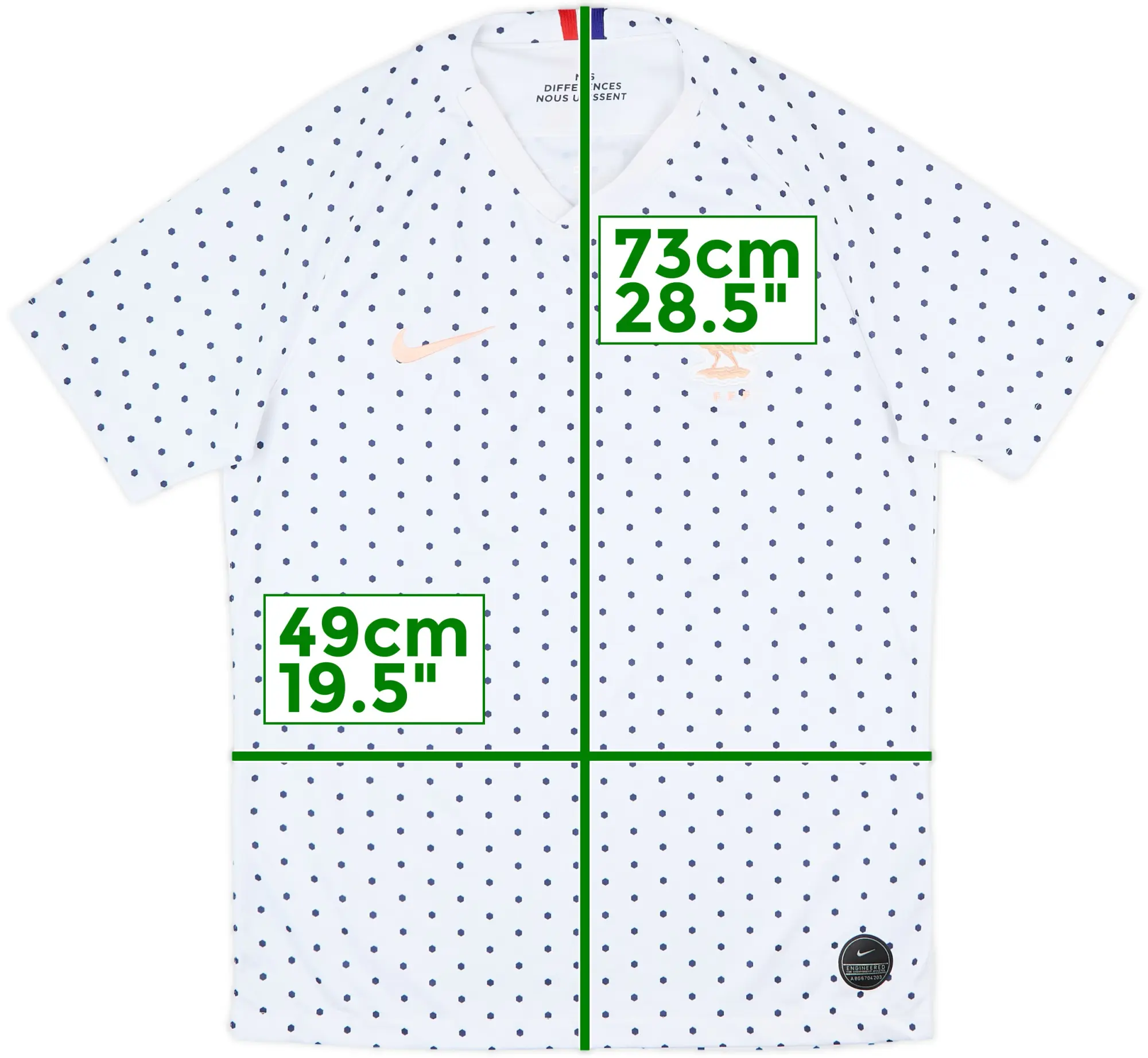 Nike France Adults SS Away Shirt 2019