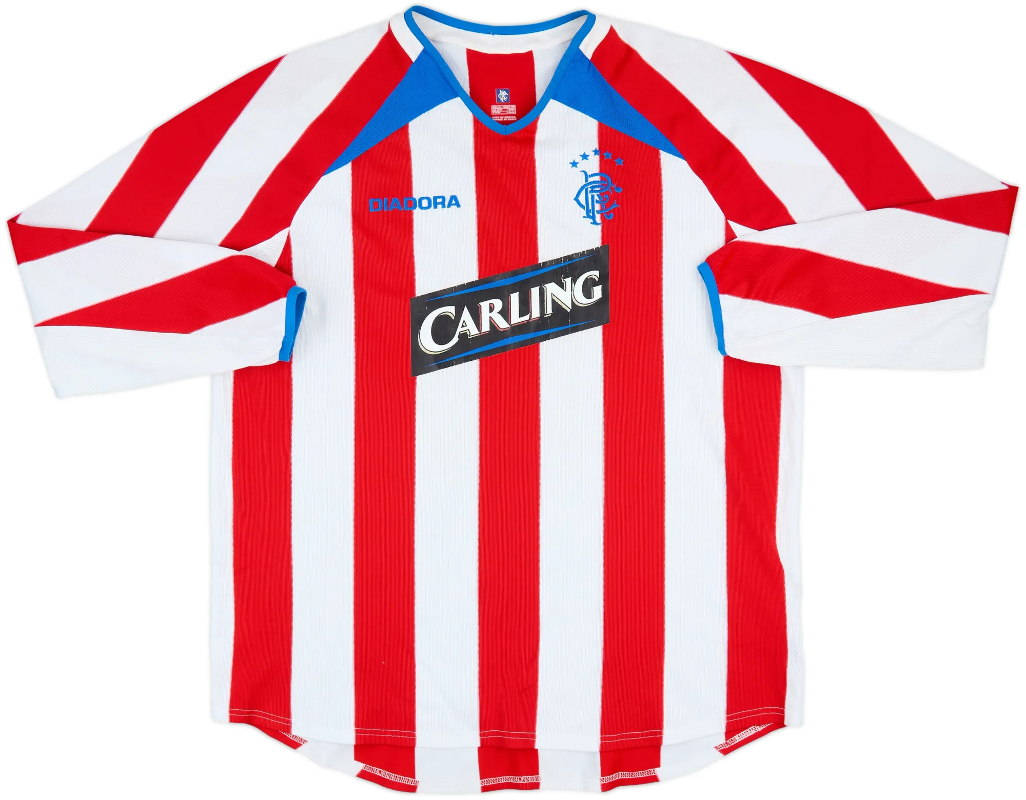 Diadora Rangers Mens LS Away Shirt 2003/04