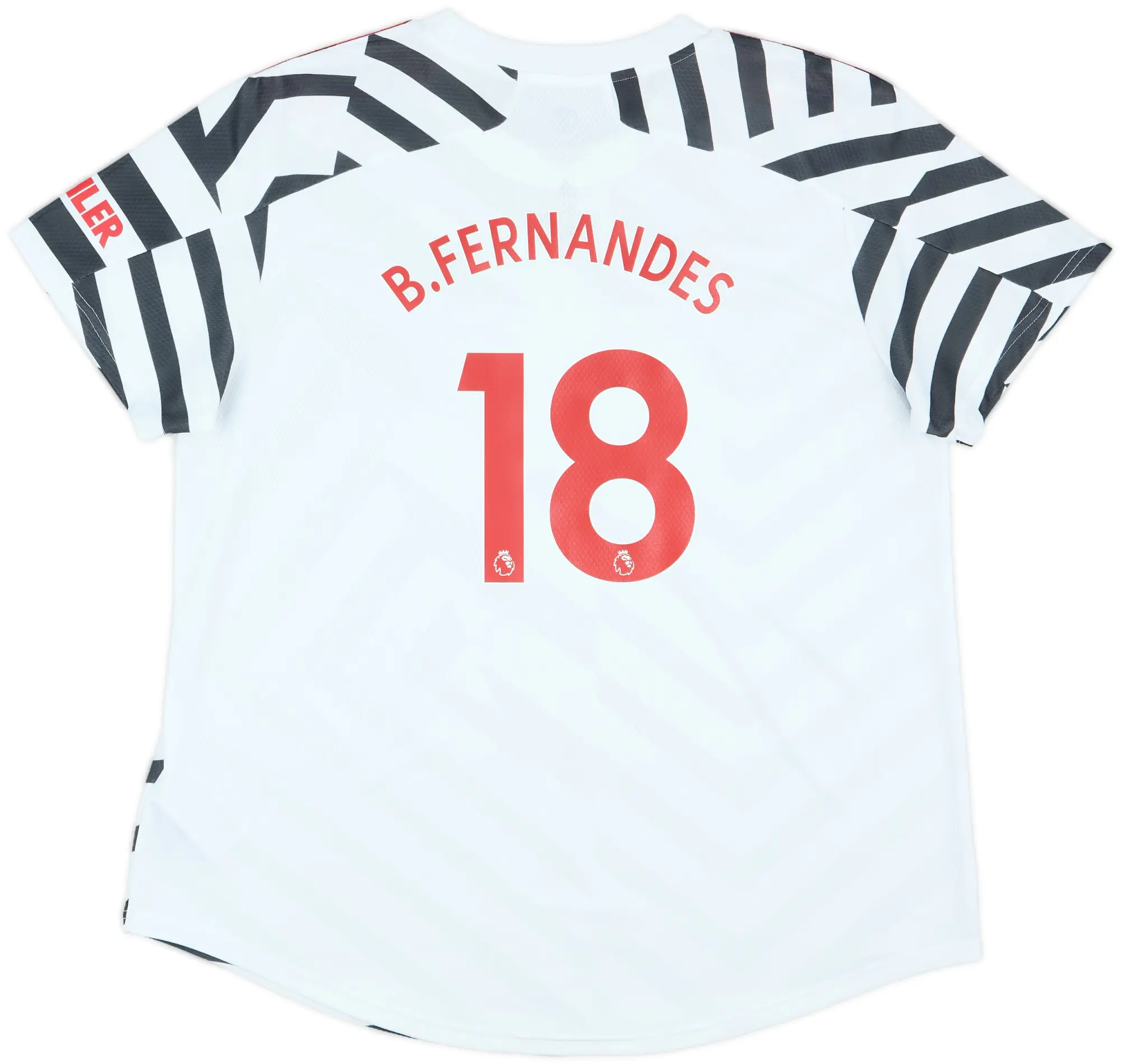 2020-21 Manchester United Third Shirt B.Fernandes #18 - 8/10 - (Women's XL)