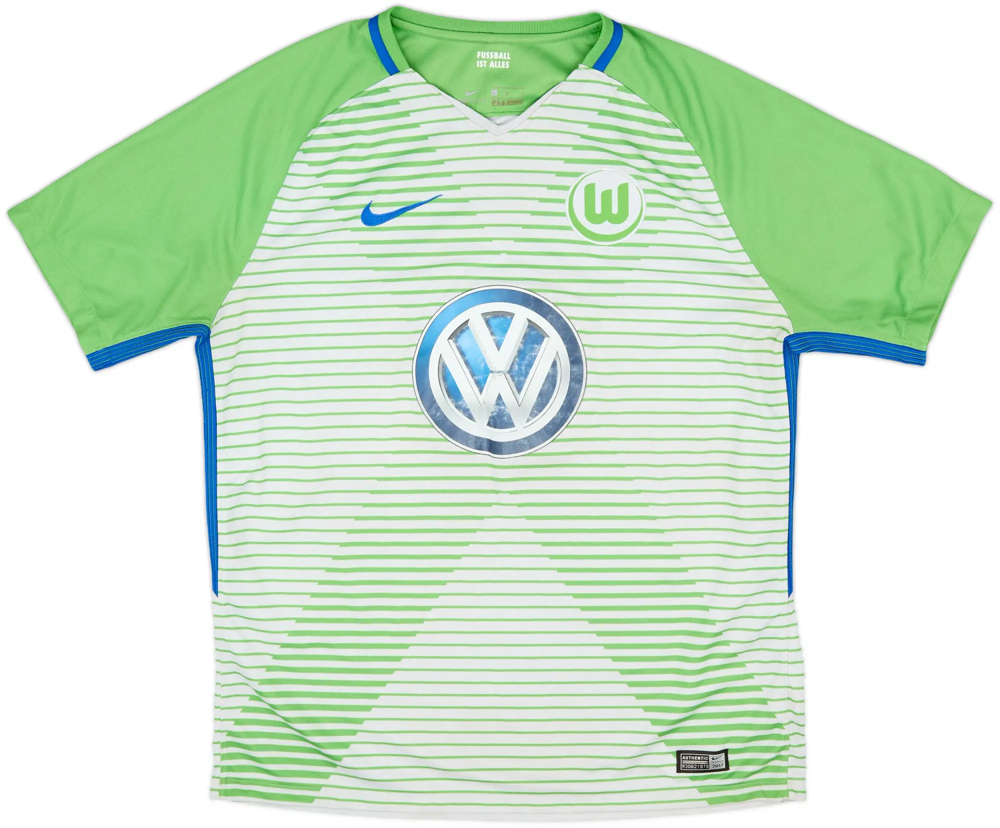 Nike Wolfsburg Mens SS Home Shirt 2017/18