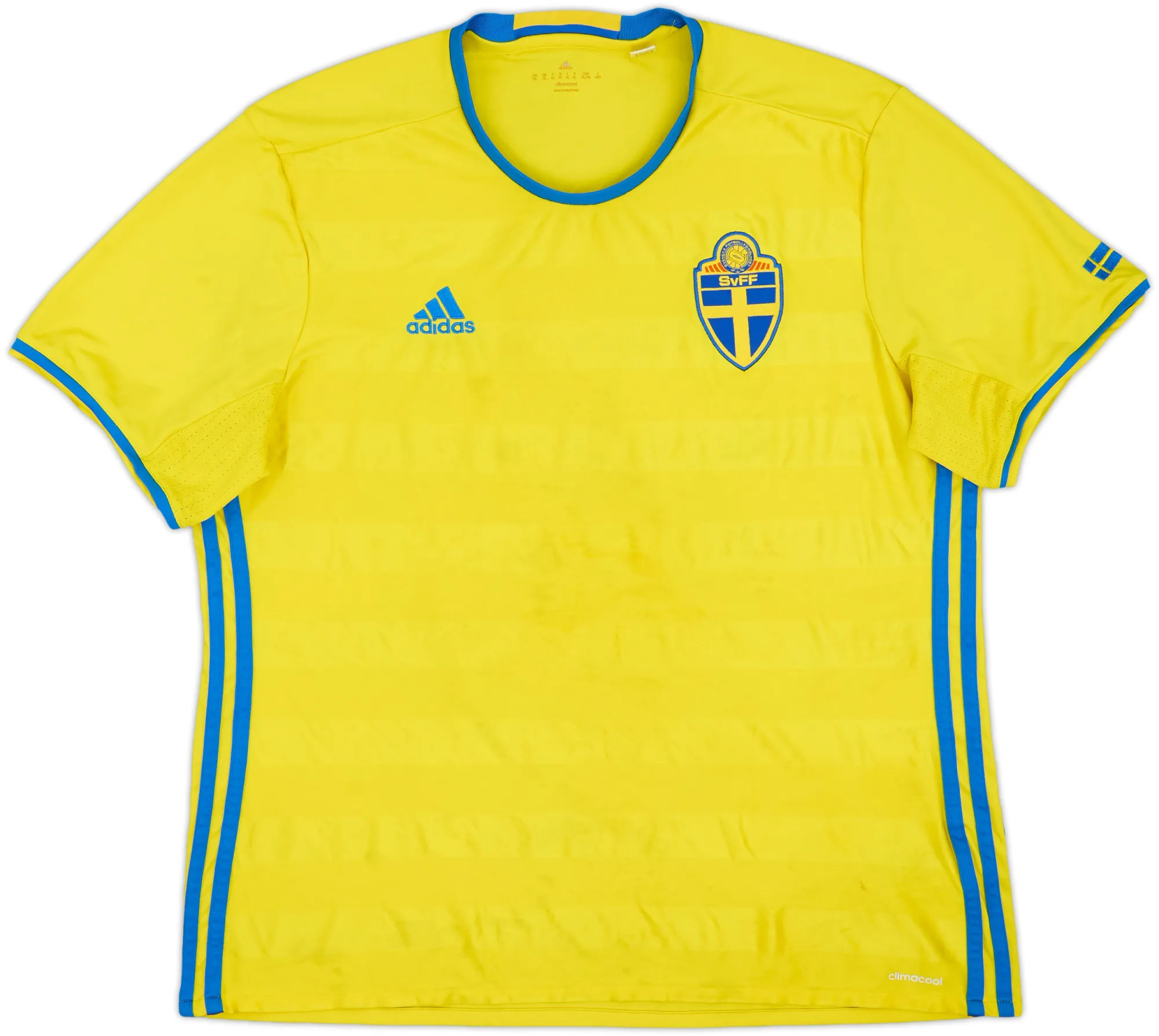 adidas Sweden Mens SS Home Shirt 2016