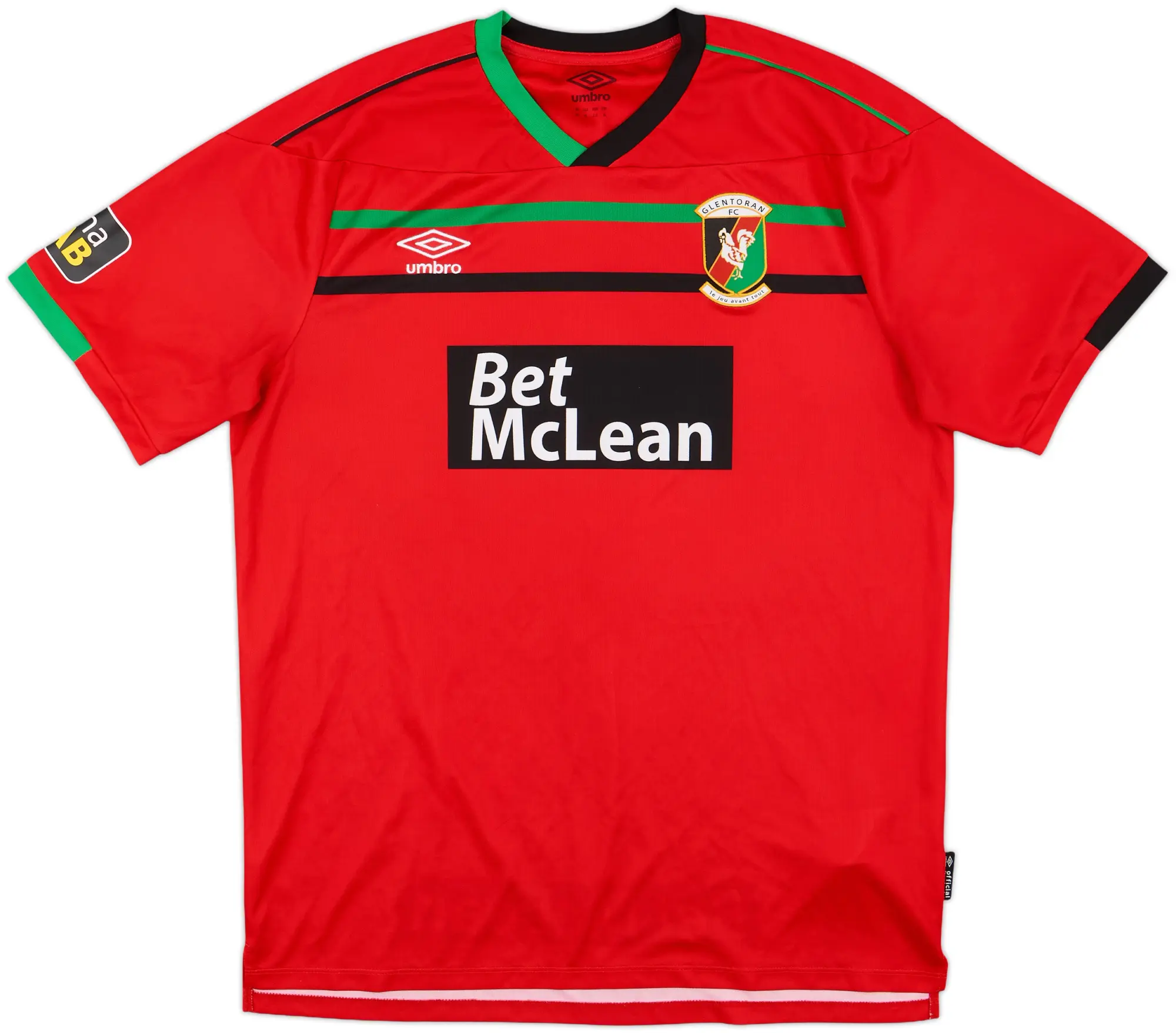2020-21 Glentoran Away Shirt - 9/10 - (XL)