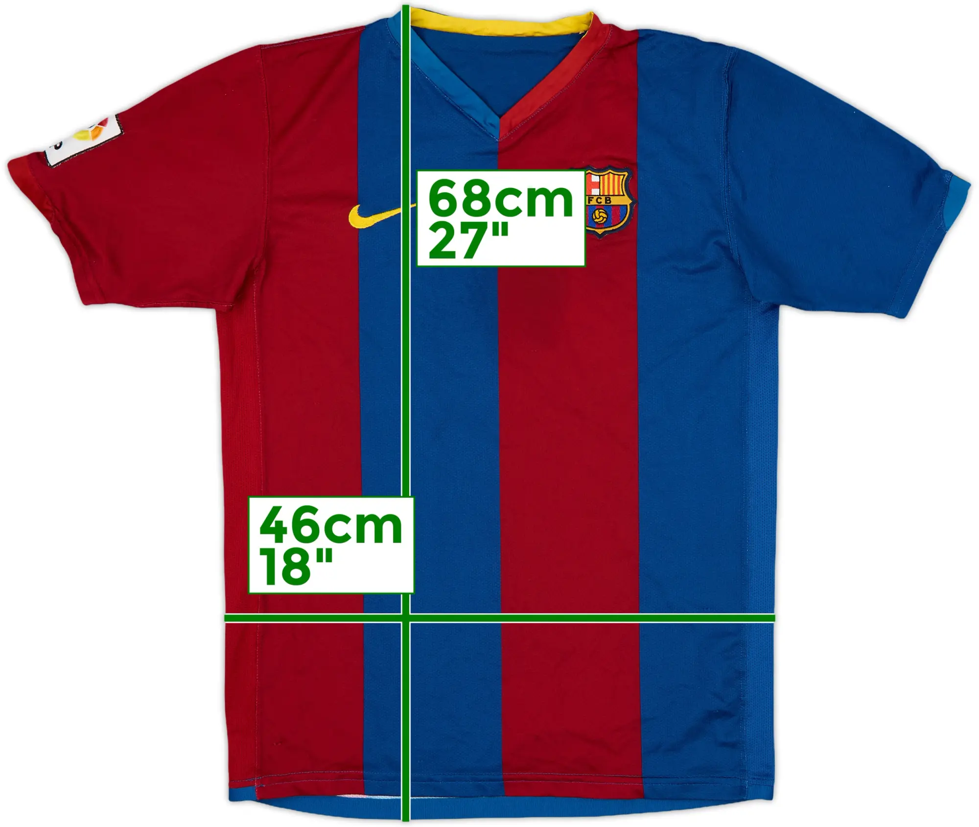 Nike Barcelona Mens SS Home Shirt 2006/07