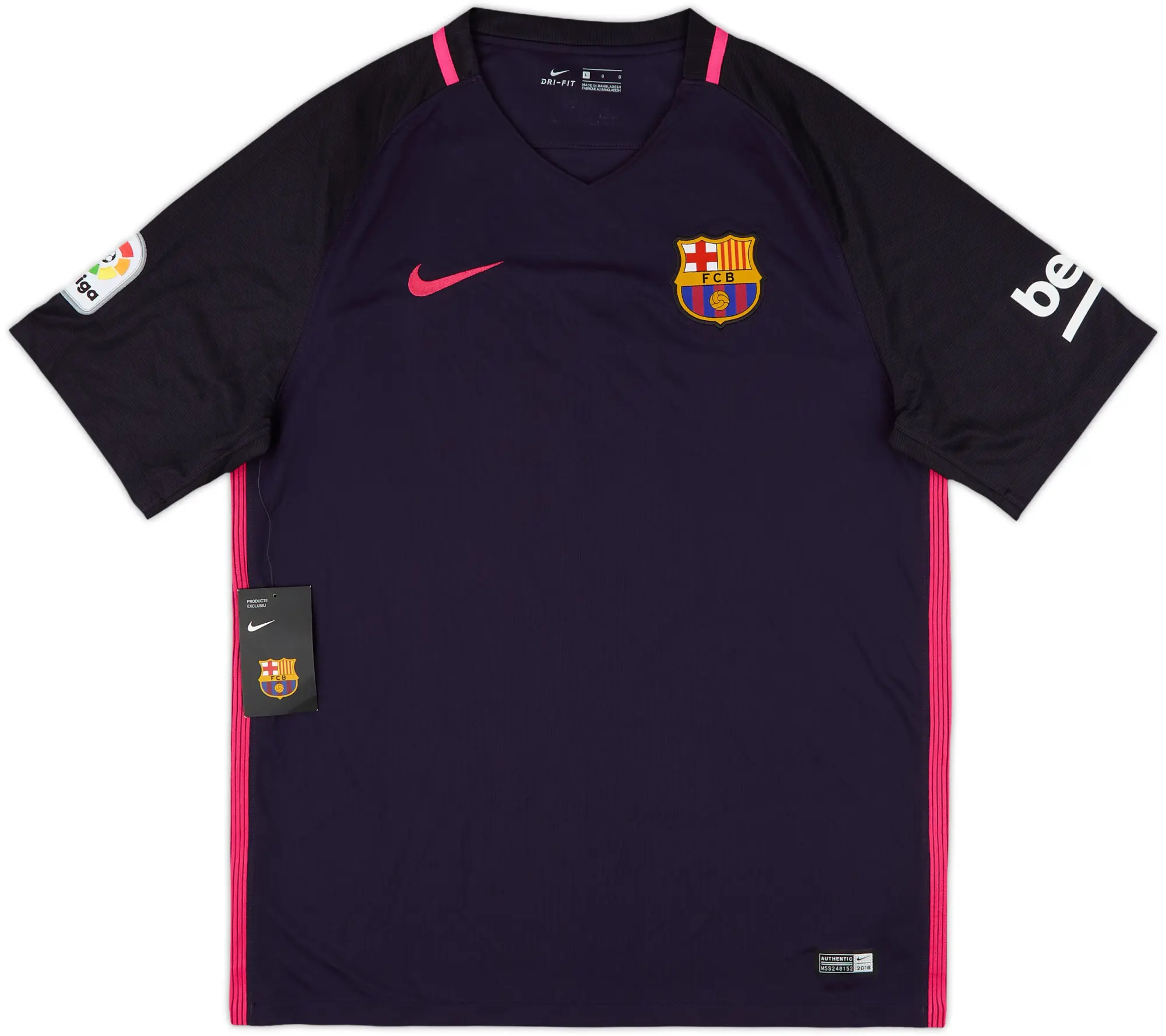 Nike Barcelona Mens SS Away Shirt 2016/17
