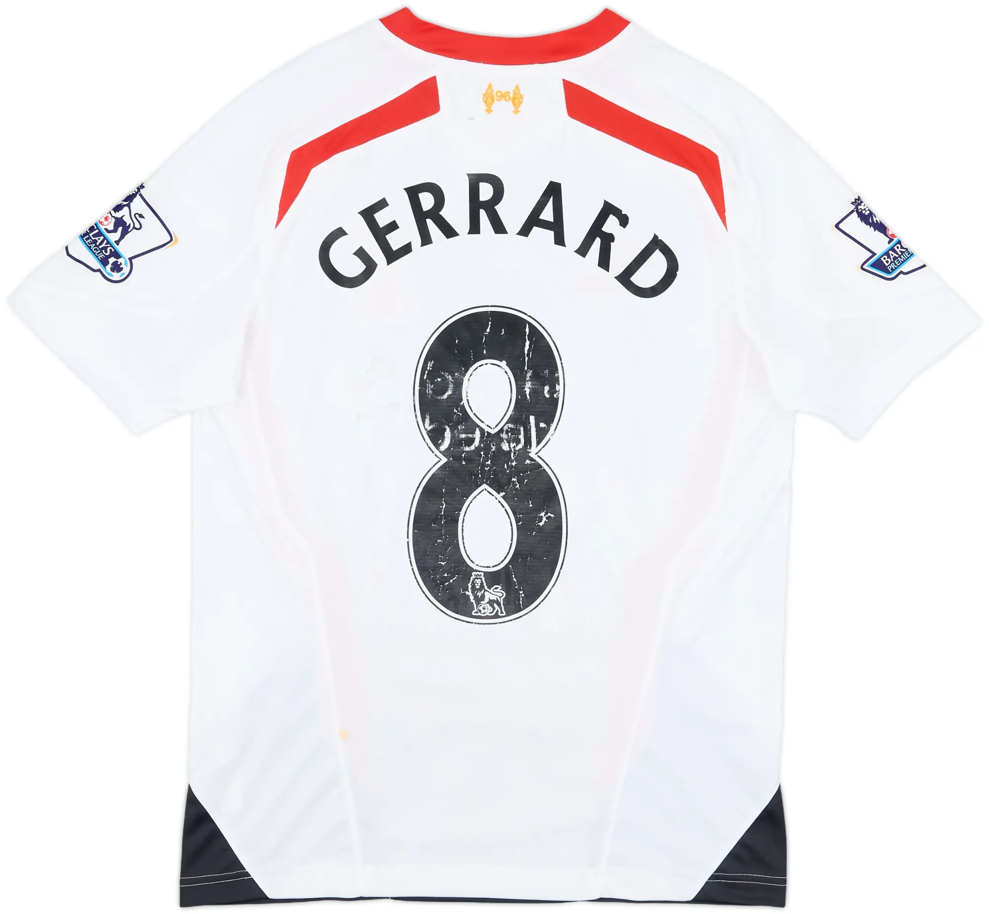 2013-14 Liverpool Away Shirt Gerrard #8 - 4/10 - (S)