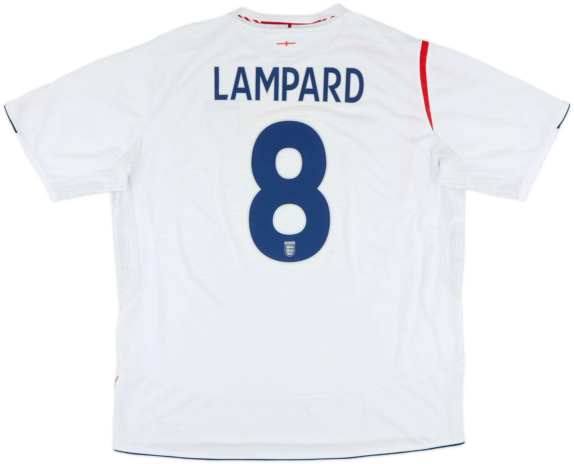 2005-07 England Home Shirt Lampard #8 - 5/10 - (3XL)