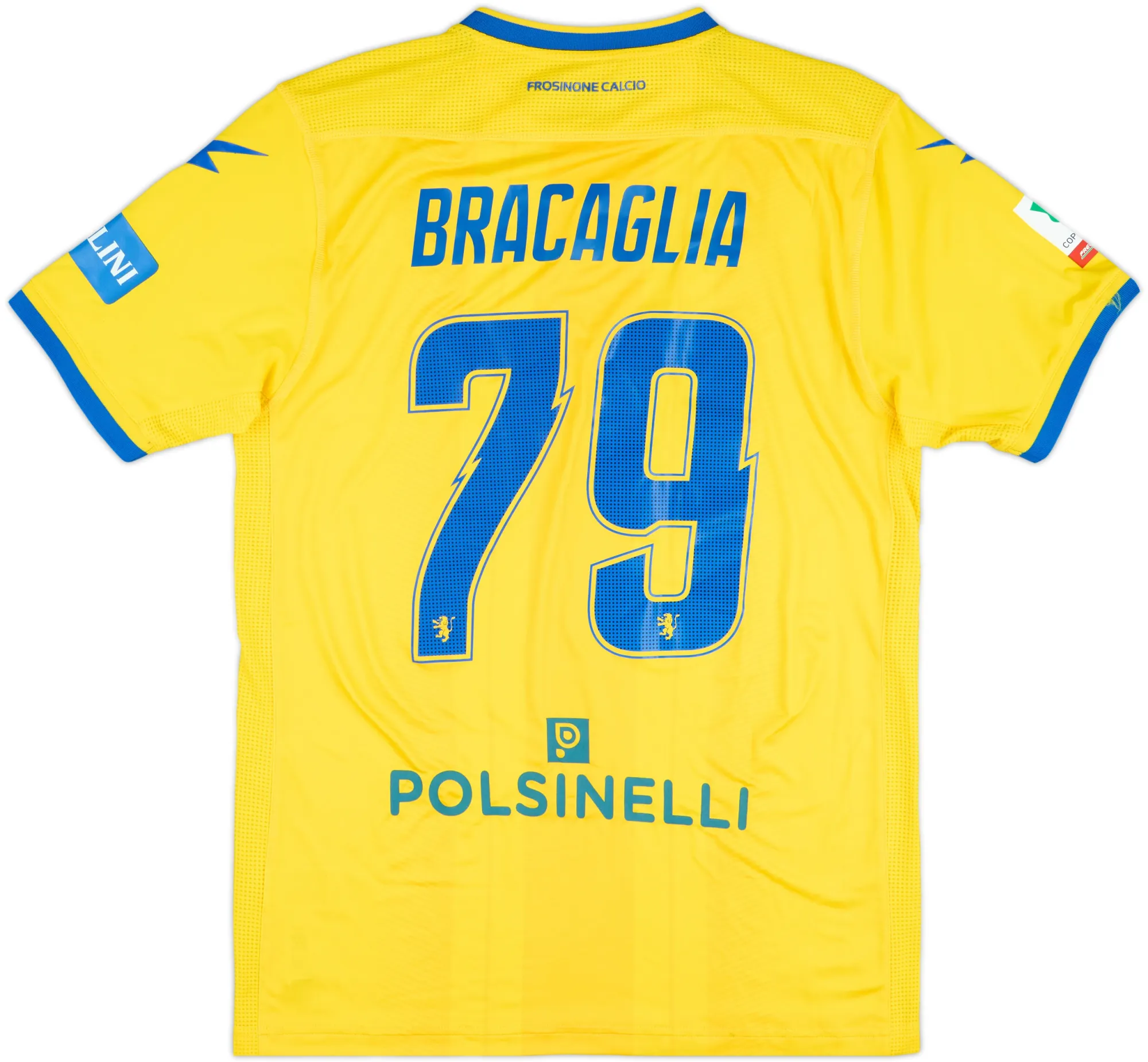 Home Frosinone Mens SS Player Issue Home Coppa Italia Shirt 2022/23