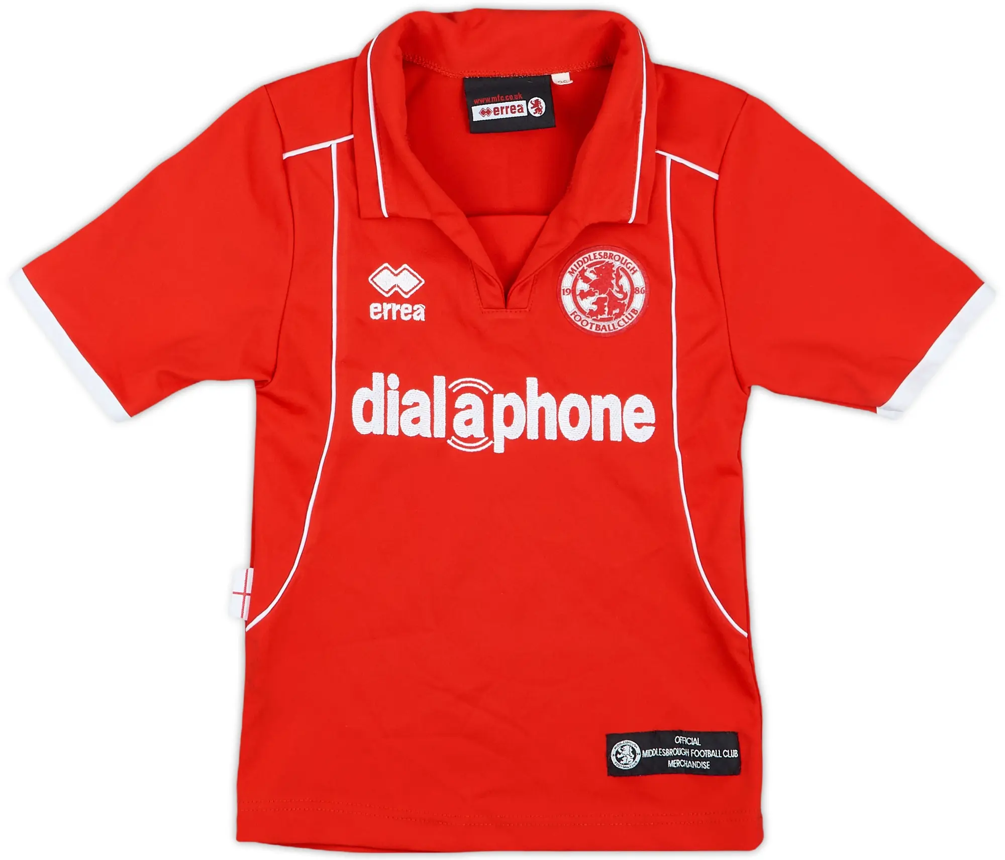 2003-04 Middlesbrough Home Shirt - 9/10 - (5-6 Years)