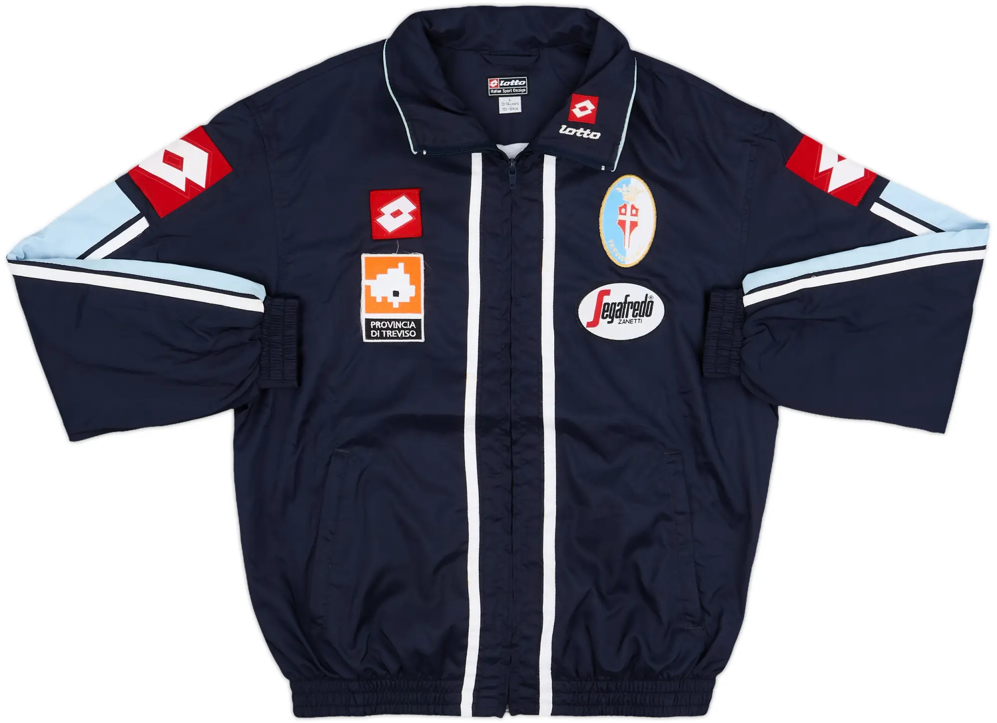 1999-00 Treviso Lotto Track Jacket - 8/10 - (L.Boys)