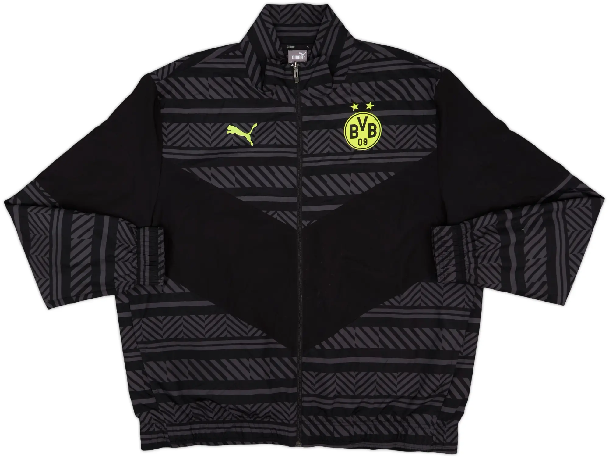 2021-22 Borussia Dortmund Puma Track Jacket - 8/10 - (XXL)