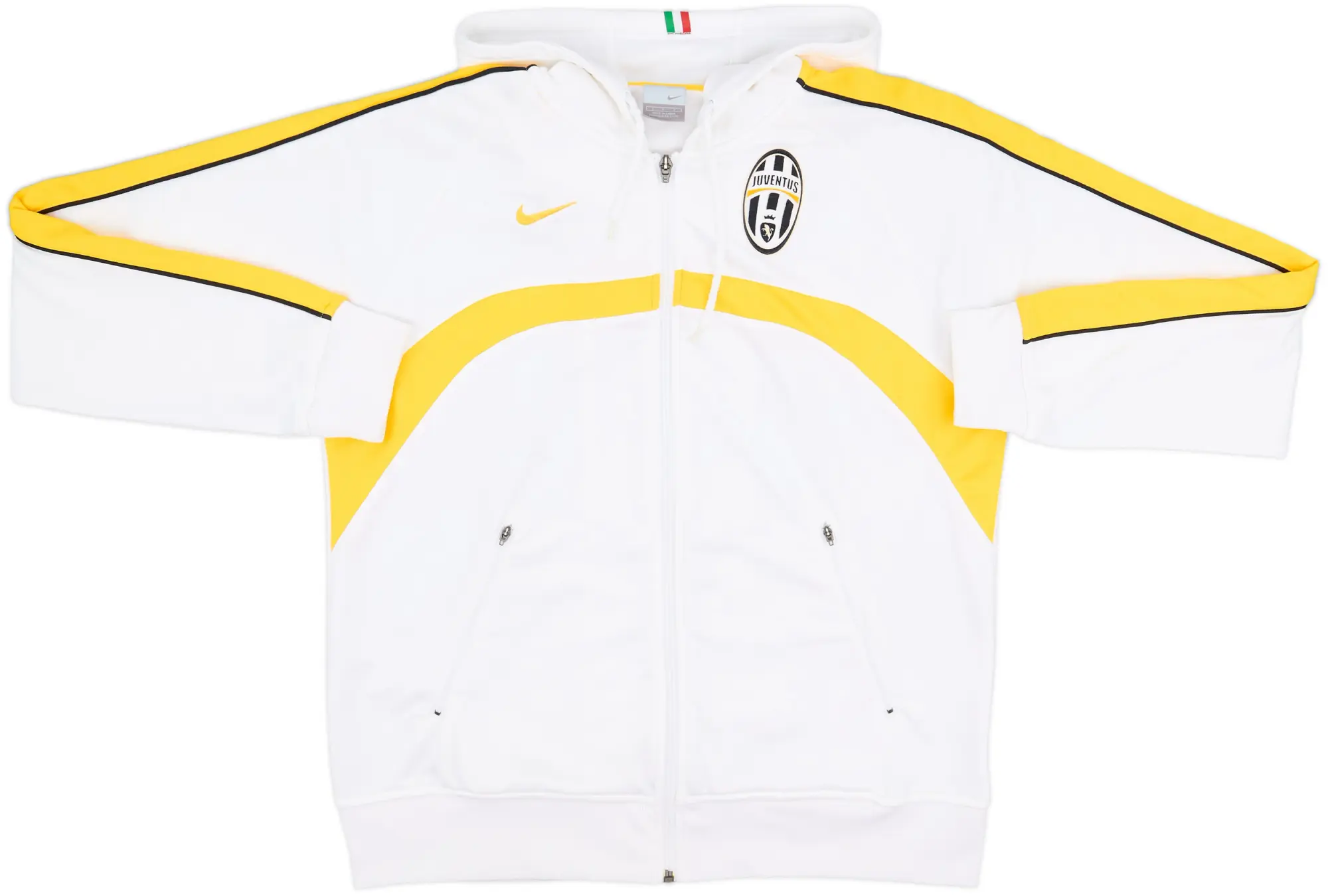 2006-07 Juventus Nike Hooded Track Jacket - 8/10 - (L)
