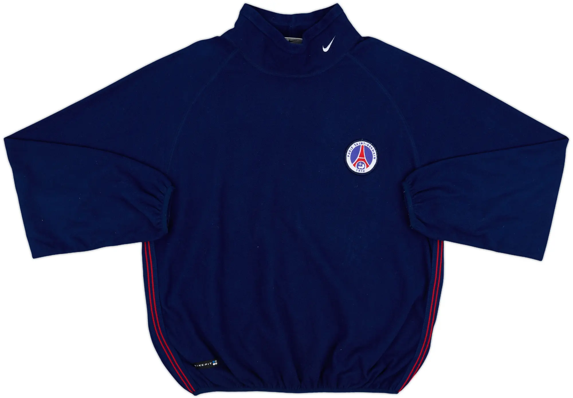 1998-99 Paris Saint-Germain Nike Fleece Drill Top - 8/10 - (M)