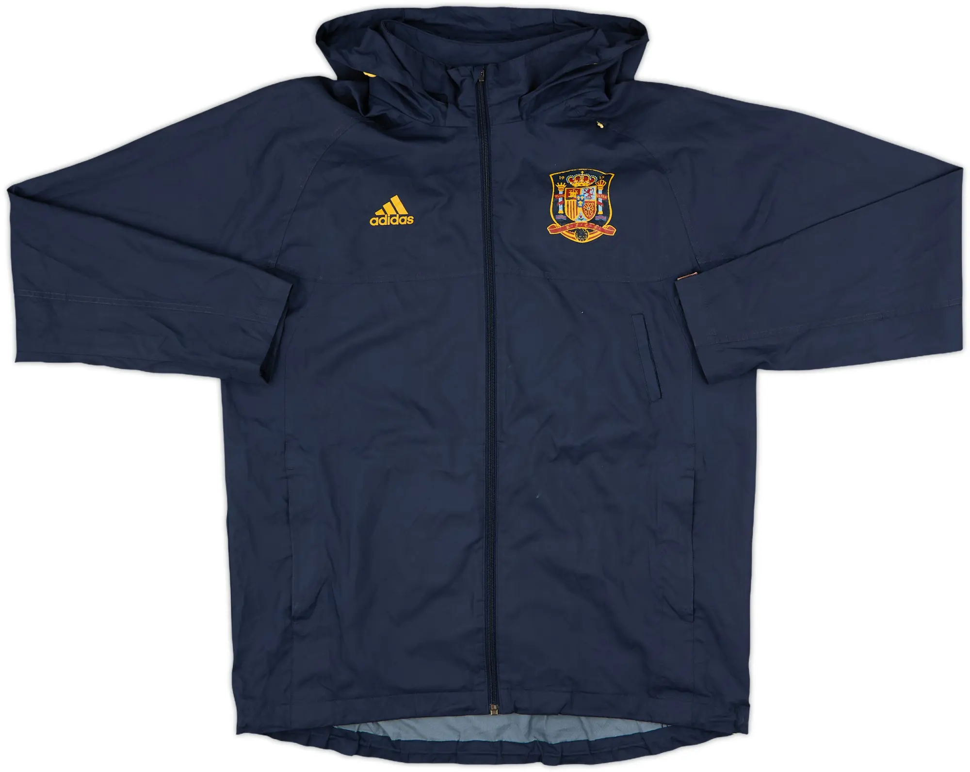 2009-10 Spain adidas Hooded Rain Jacket - 7/10 - (M)