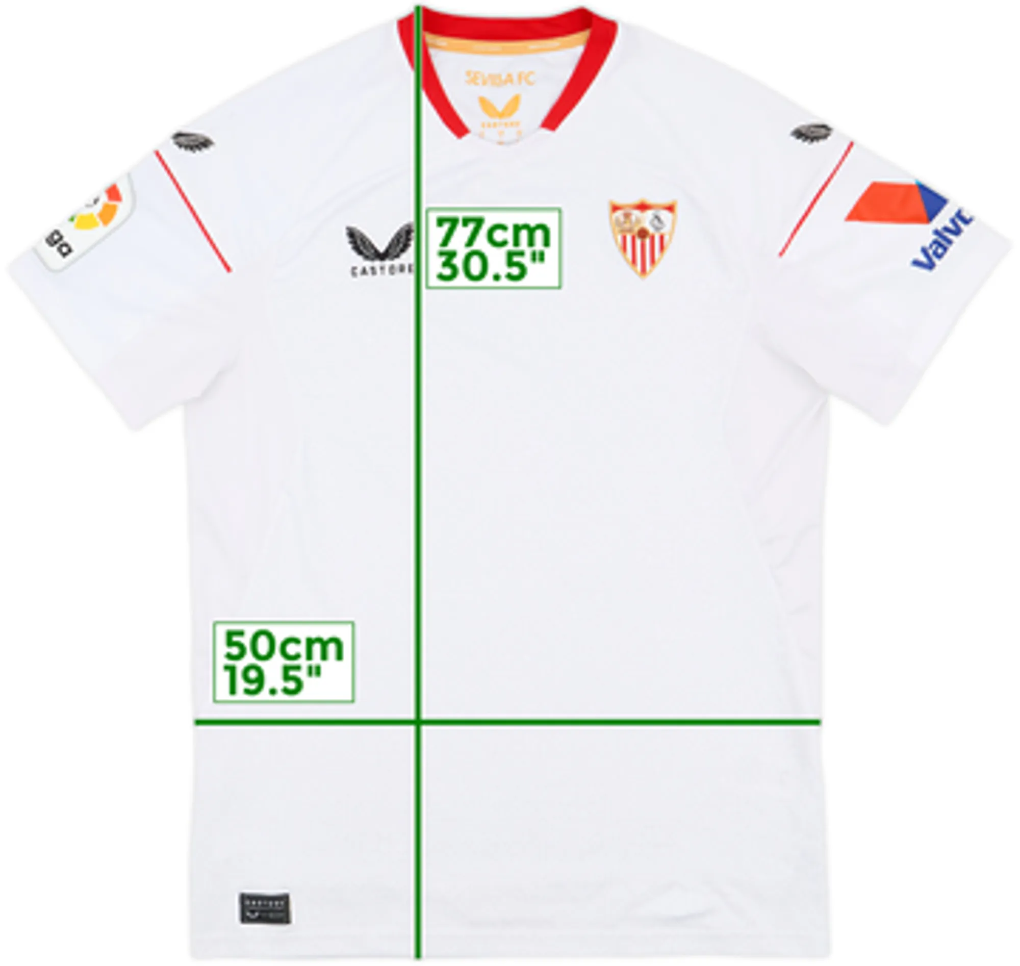 Castore Sevilla Mens SS Home Shirt 2022/23