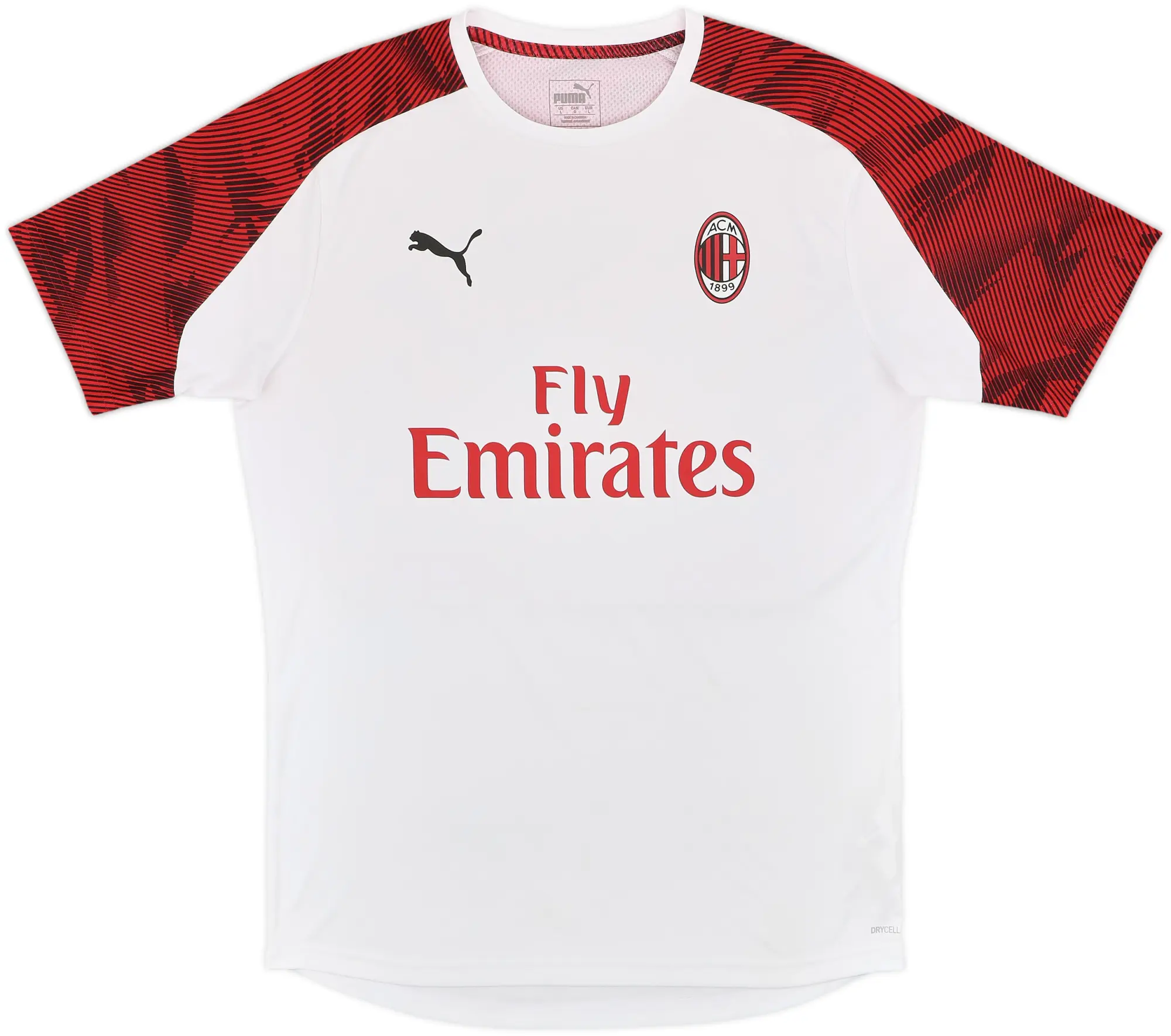 2019-20 AC Milan Puma Training Shirt - 10/10 - (L)