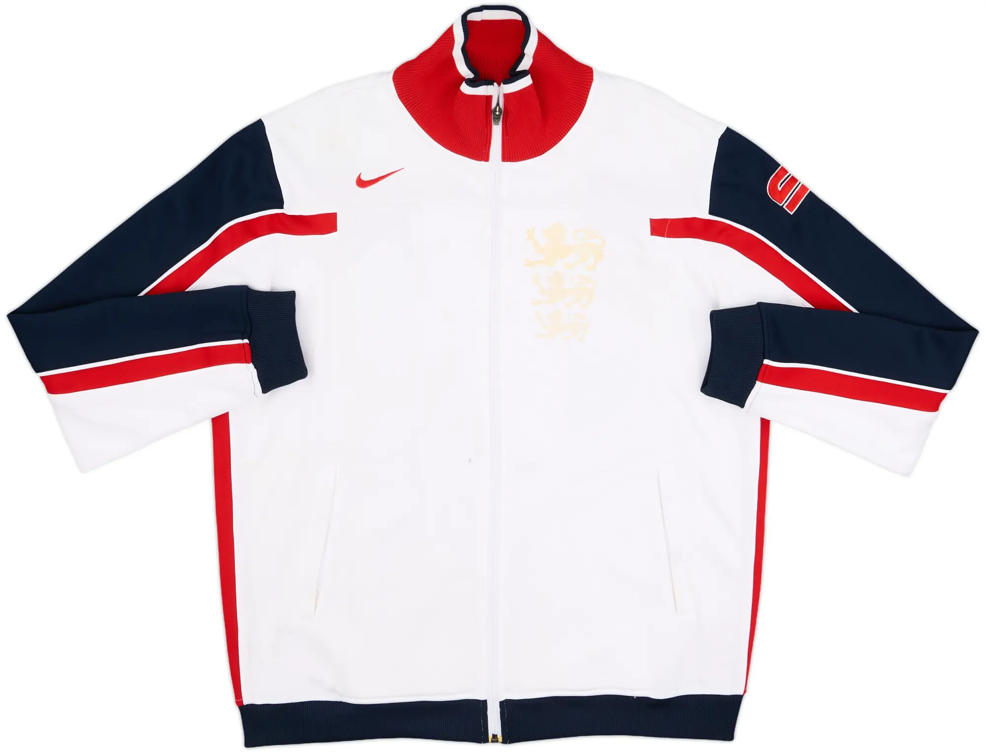 2008-09 England Nike Track Jacket - 7/10 - (L)