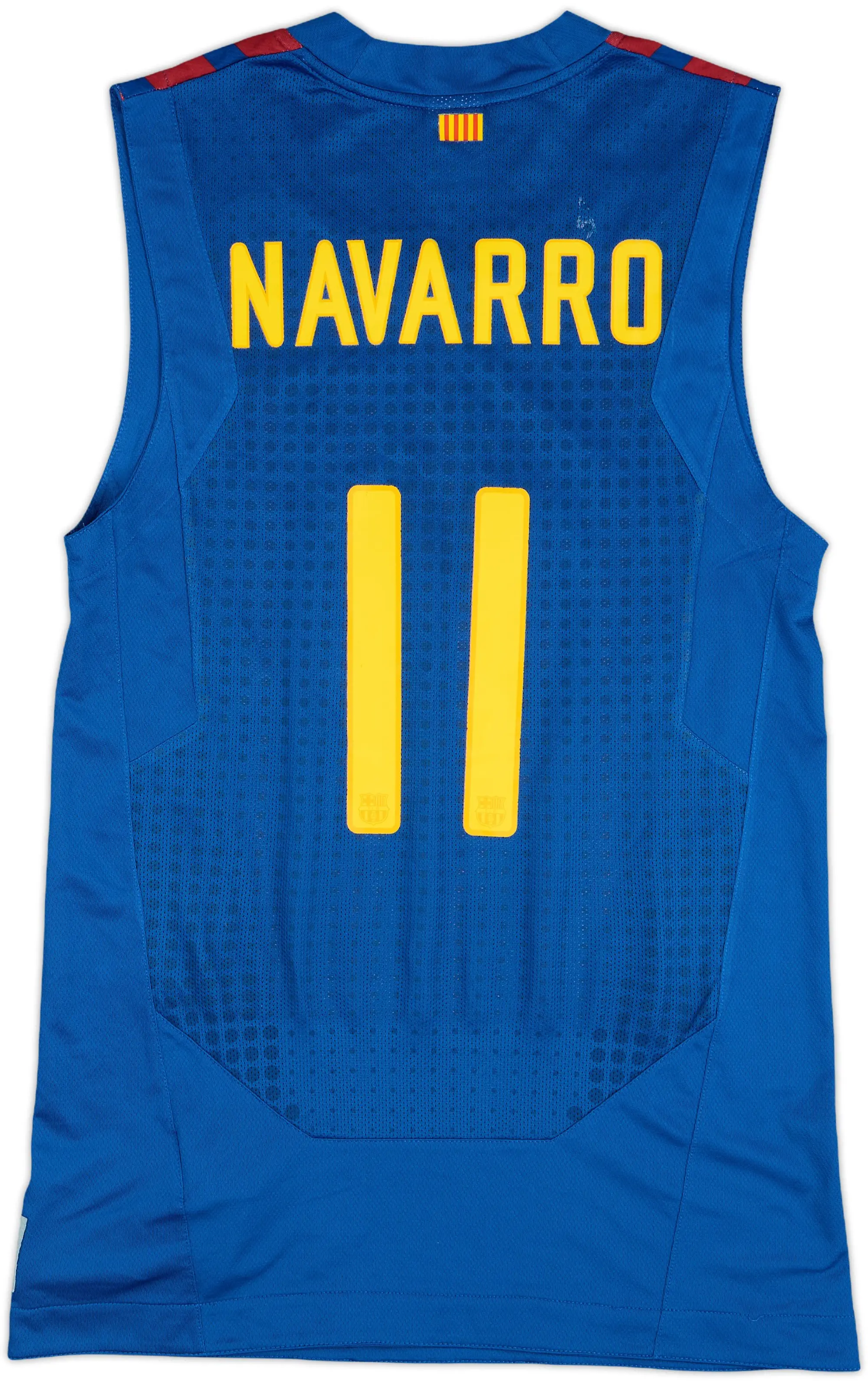 2011-12 FC Barcelona Basquet Home Jersey Navarro #11 - 5/10 - (S)